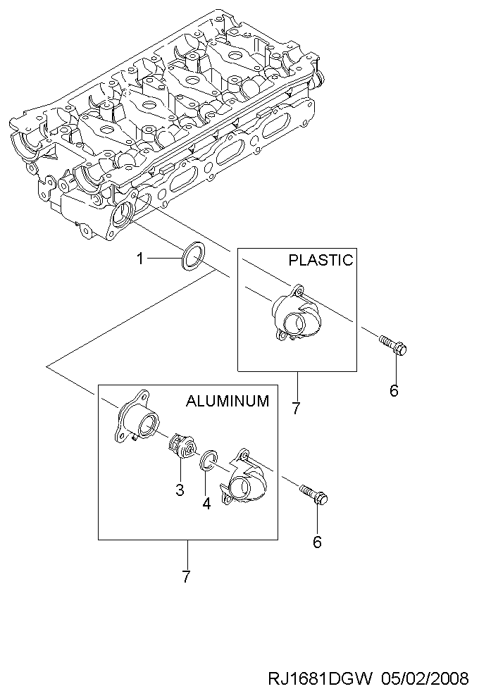 DAEWOO 96143112 - Прокладка, впускной коллектор unicars.by