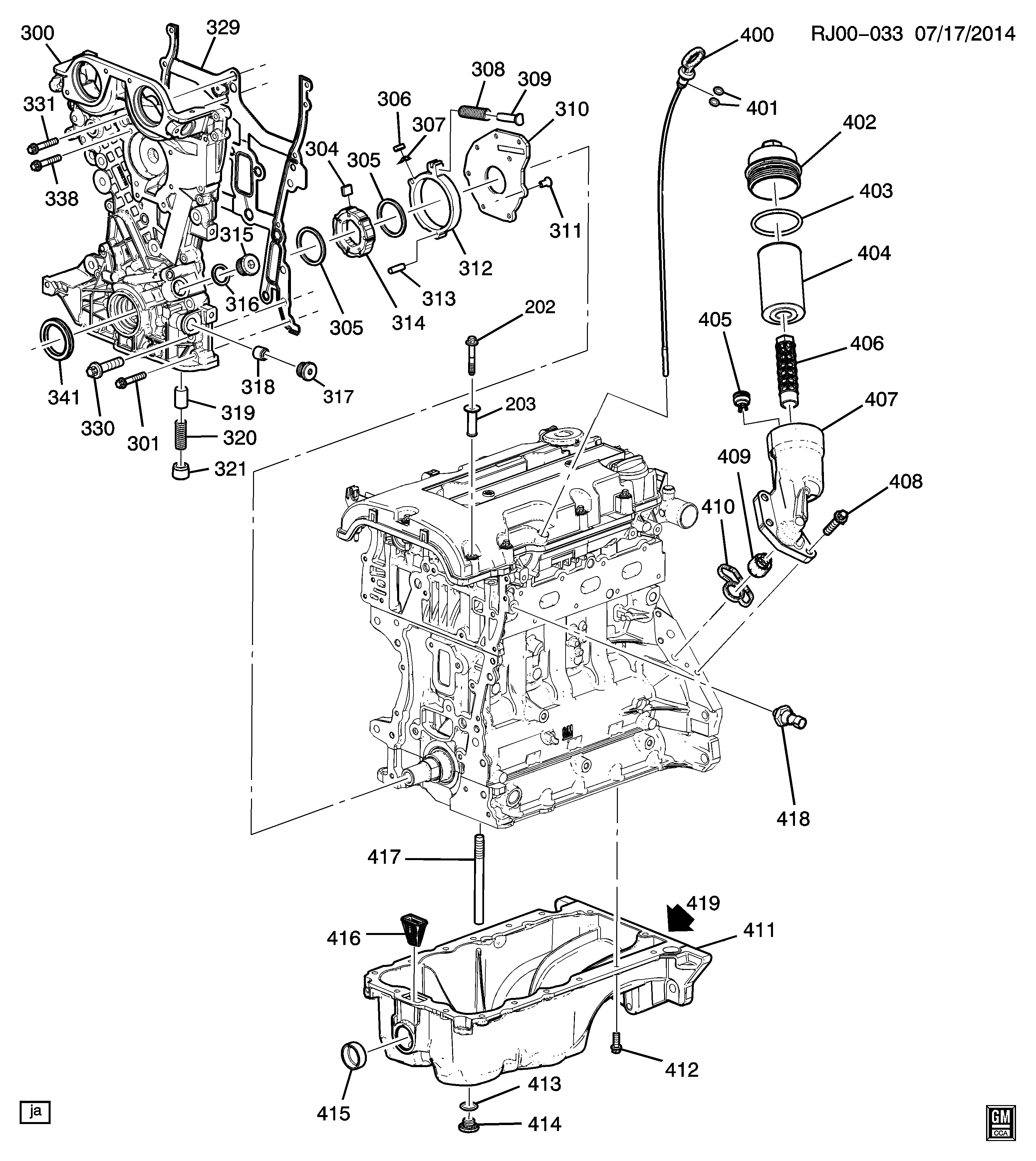 Chevrolet 55564509 - Уплотняющее кольцо, коленчатый вал unicars.by