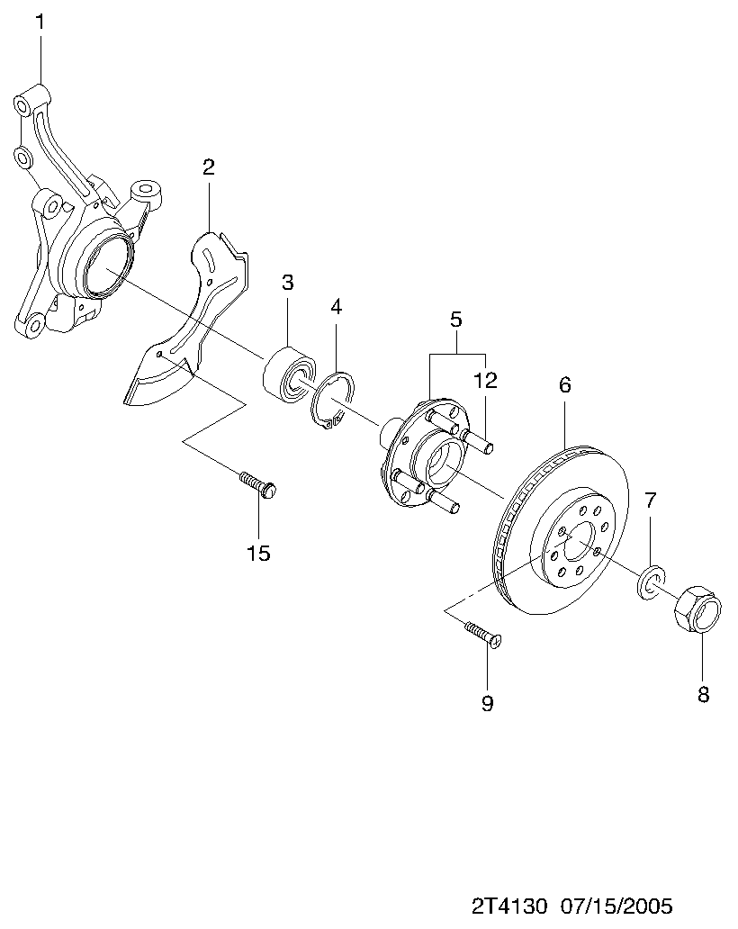 VAG 94536117 - Комплект подшипника ступицы колеса unicars.by