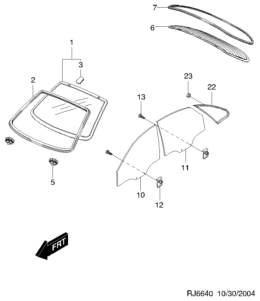 DAEWOO 96545261 - Ветровое стекло unicars.by