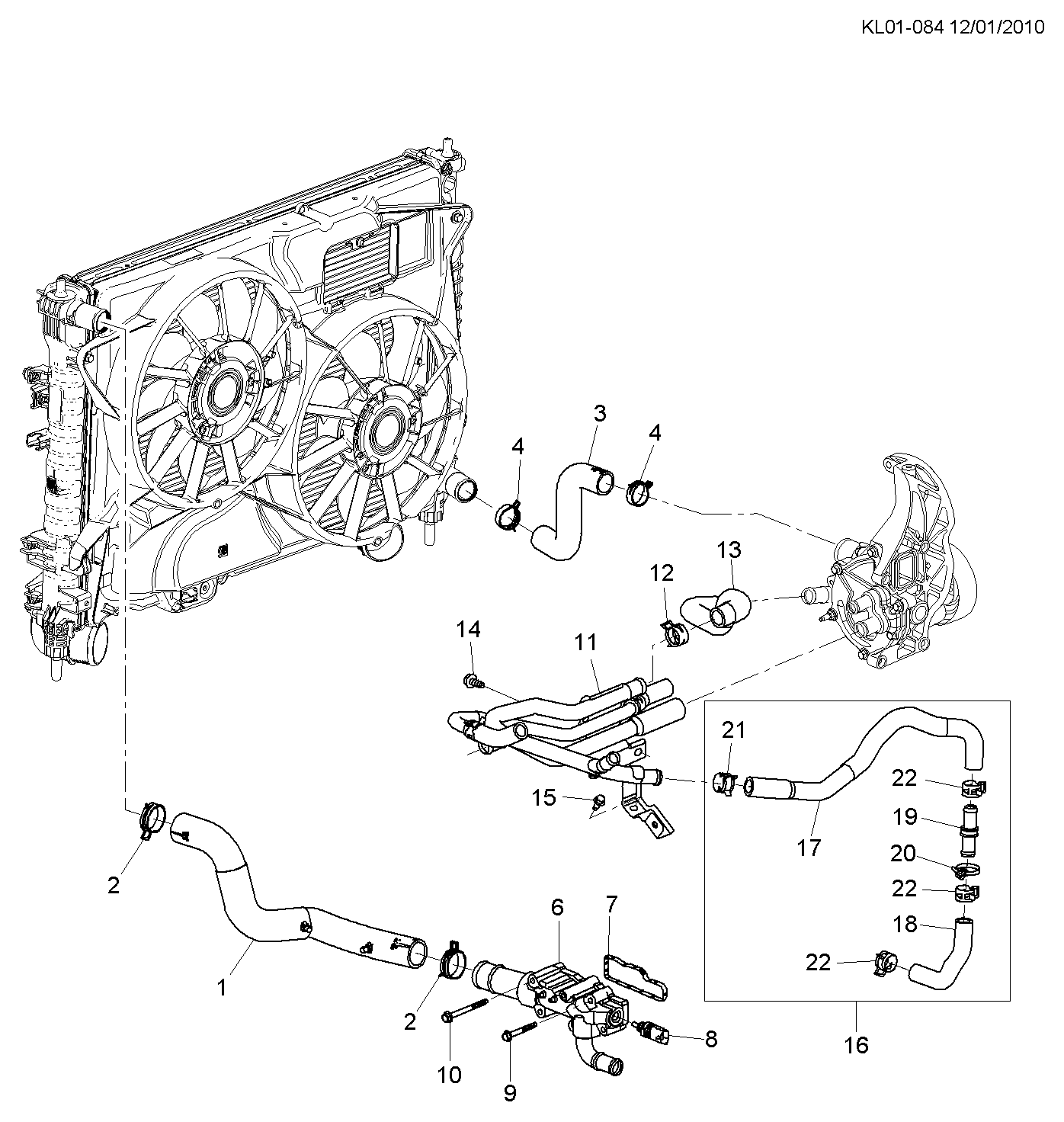 Vauxhall 25183414 - Датчик, температура охлаждающей жидкости unicars.by