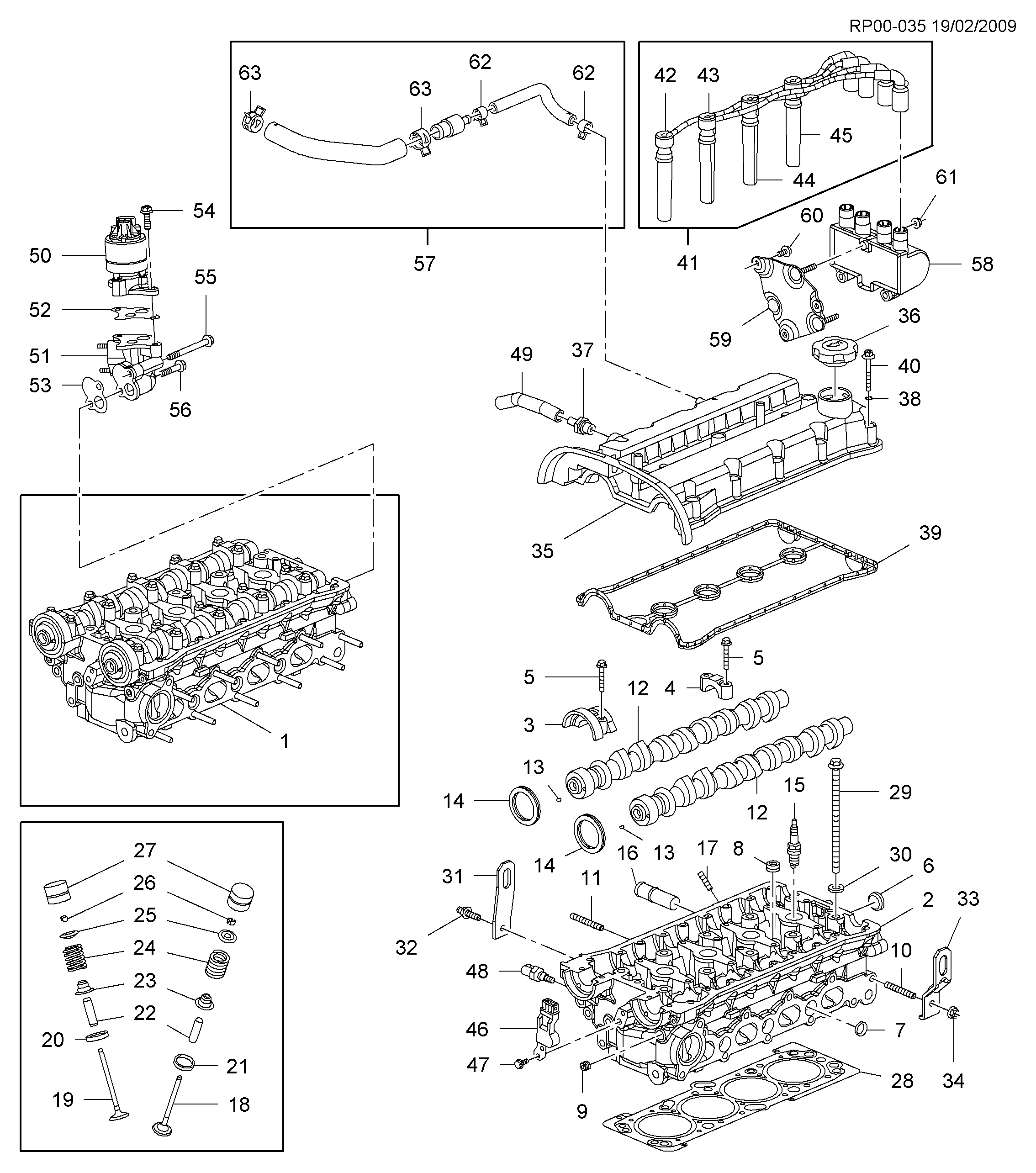 Chevrolet 25183476 - Клапан возврата ОГ unicars.by