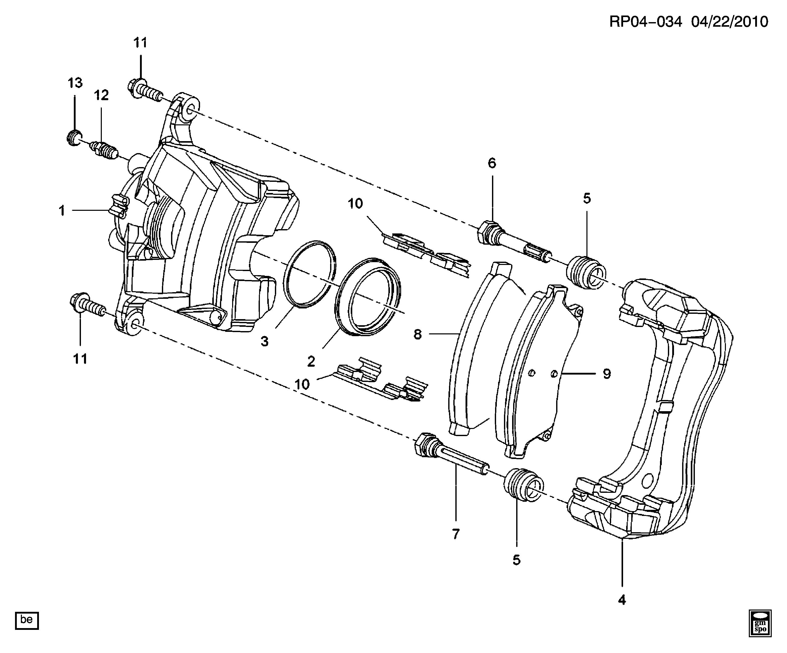 DAEWOO 13301207 - Тормозные колодки, дисковые, комплект unicars.by