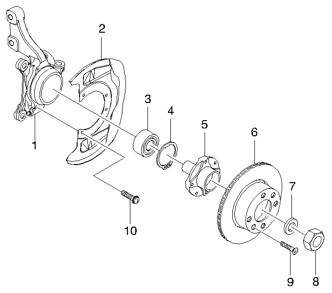 General Motors 09 381 750 01 - Комплект подшипника ступицы колеса unicars.by