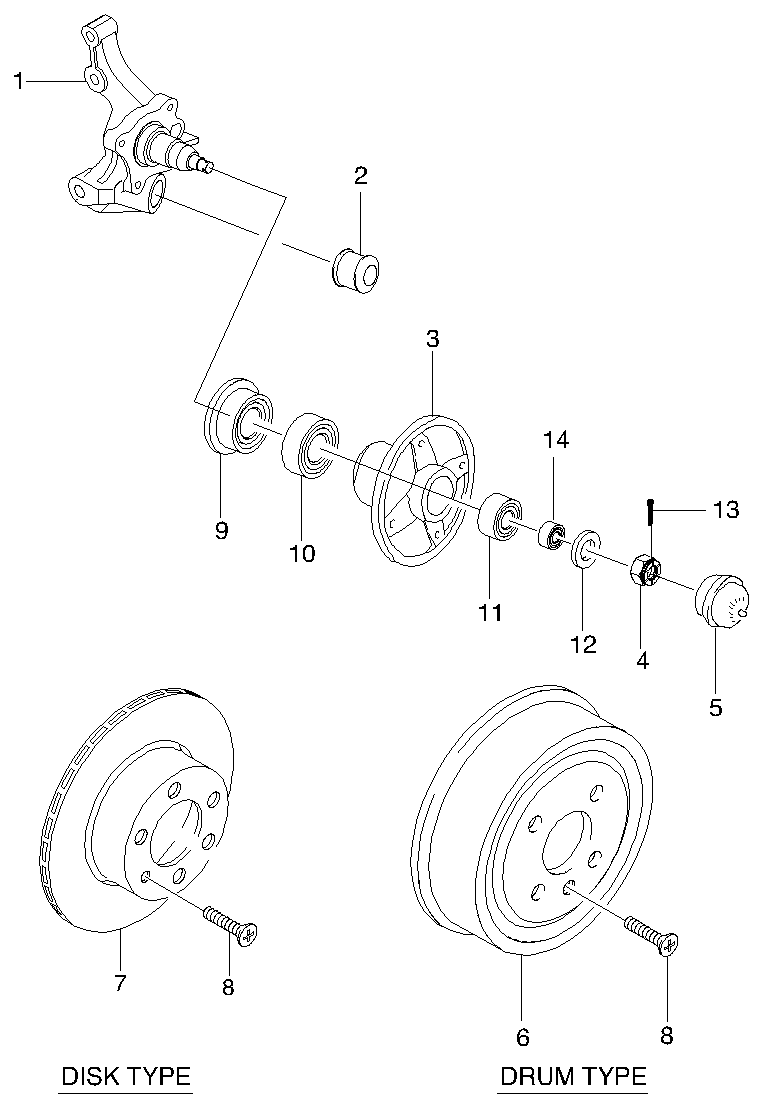 KIA 0926529001 - Комплект подшипника ступицы колеса unicars.by