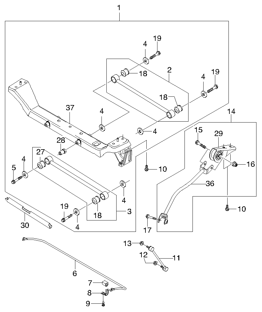 DAEWOO 96275863 - Рычаг подвески колеса unicars.by