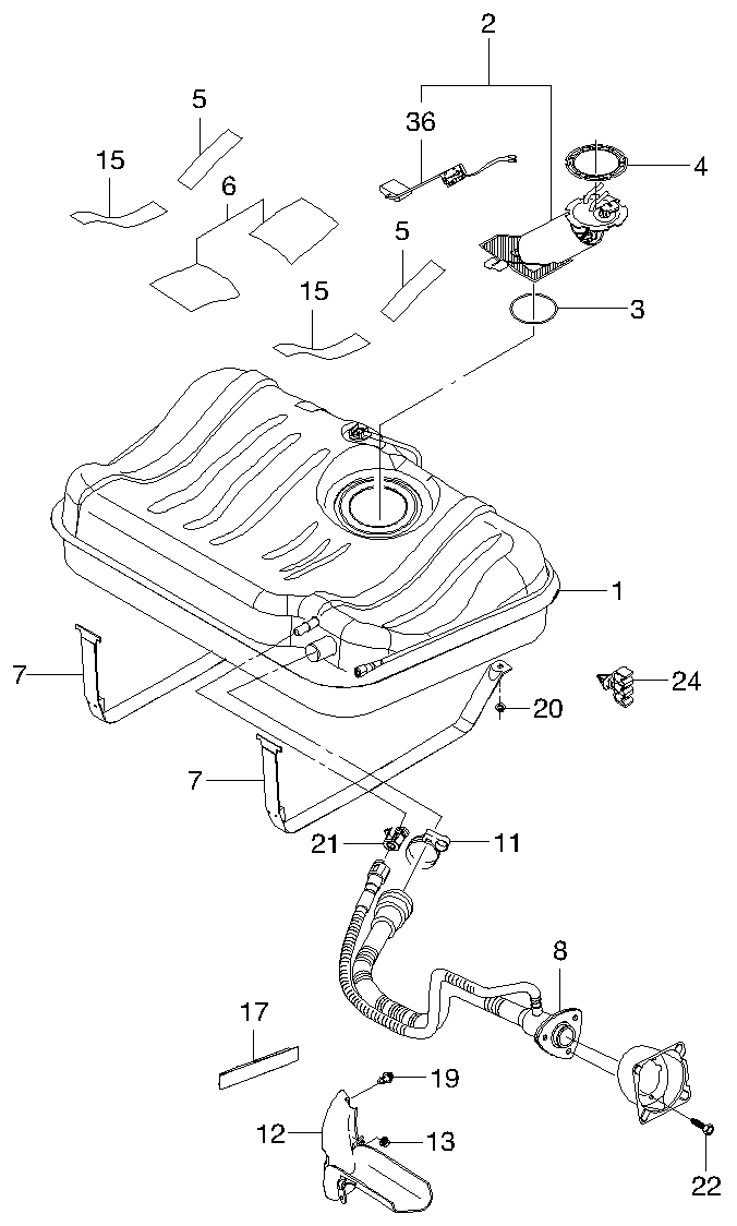 General Motors 96183061 - Топливный насос unicars.by