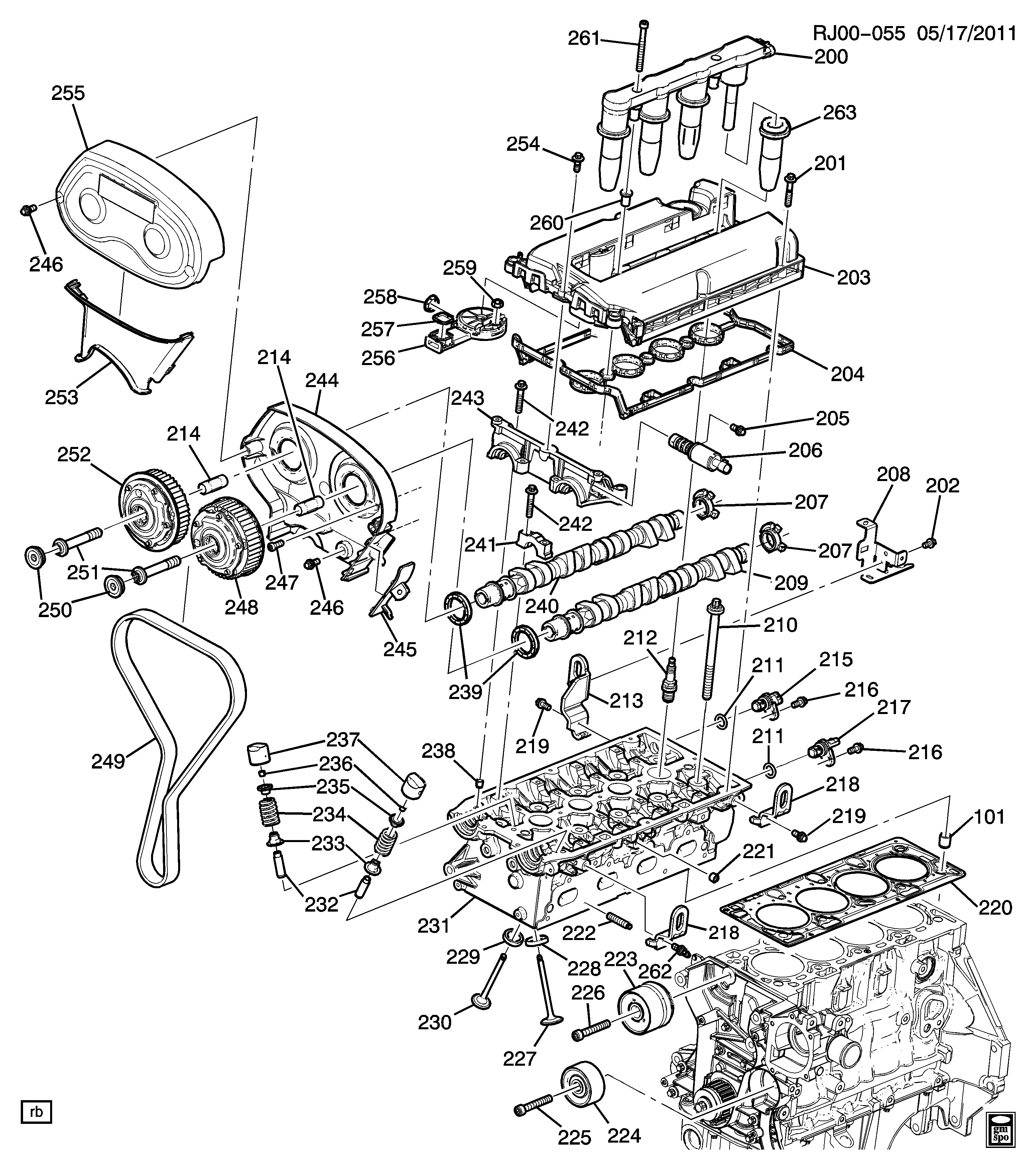 FIAT 55567048 - Шестерня привода распределительного вала unicars.by