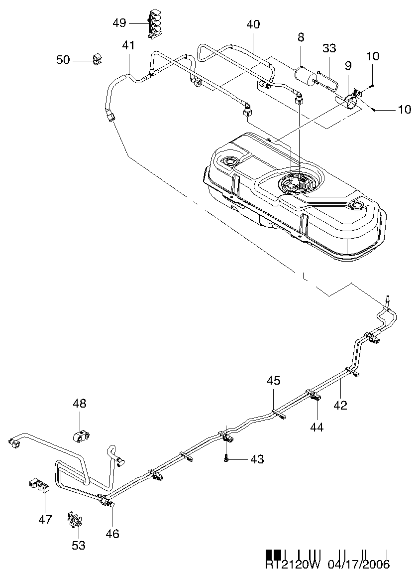 DAEWOO 96 537 170 - Топливный фильтр unicars.by