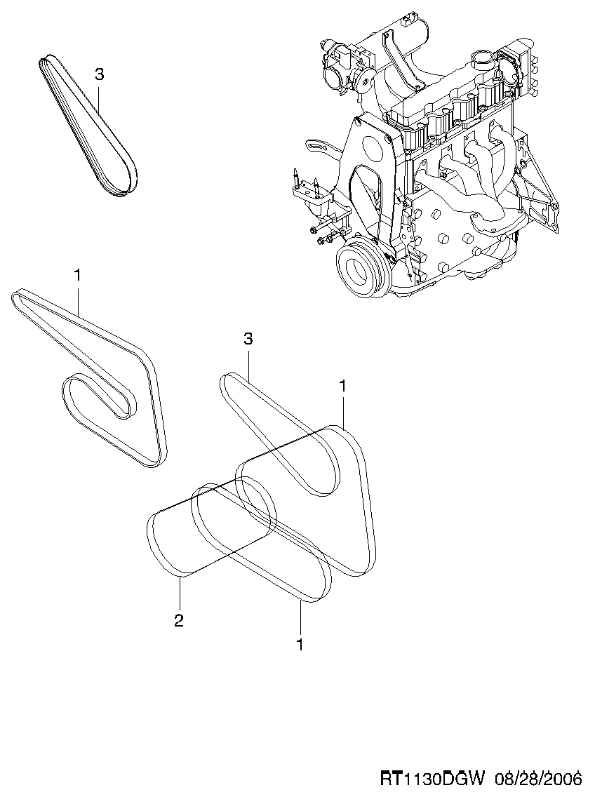 Opel 25183066 - Поликлиновой ремень unicars.by