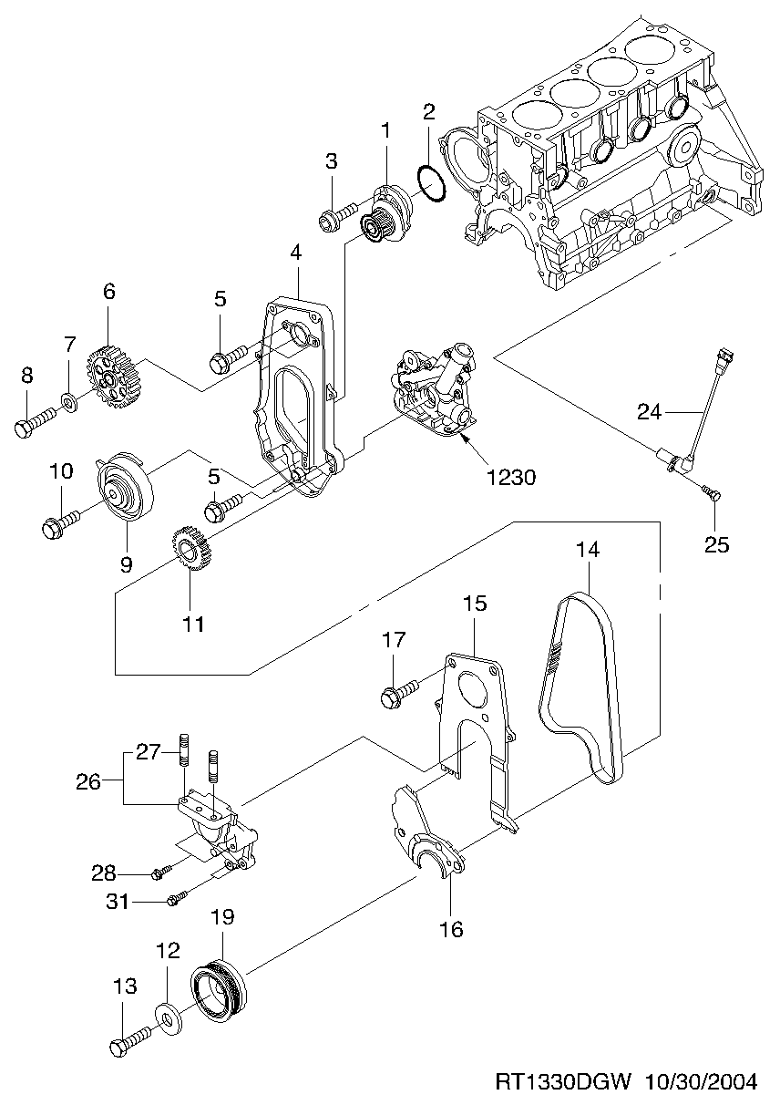 KIA 90499401 - Натяжной ролик, зубчатый ремень ГРМ unicars.by