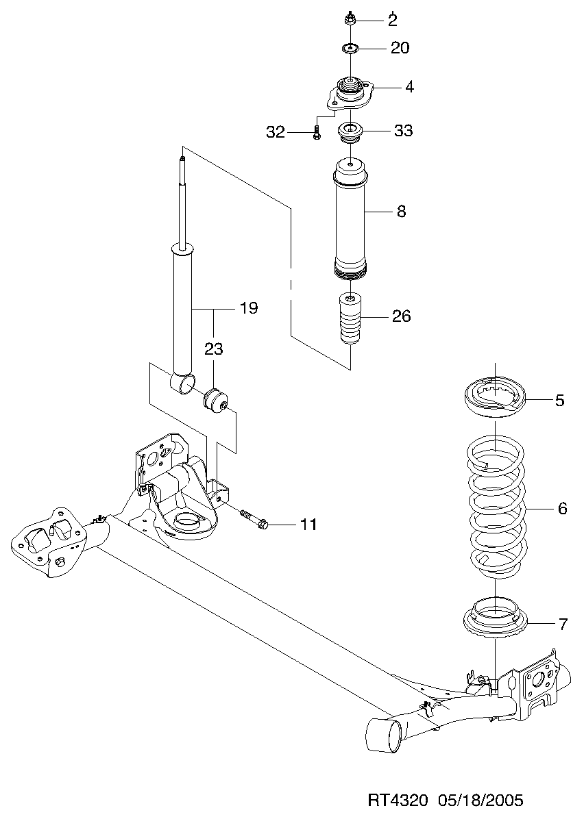 DAEWOO 96410116 - Амортизатор unicars.by