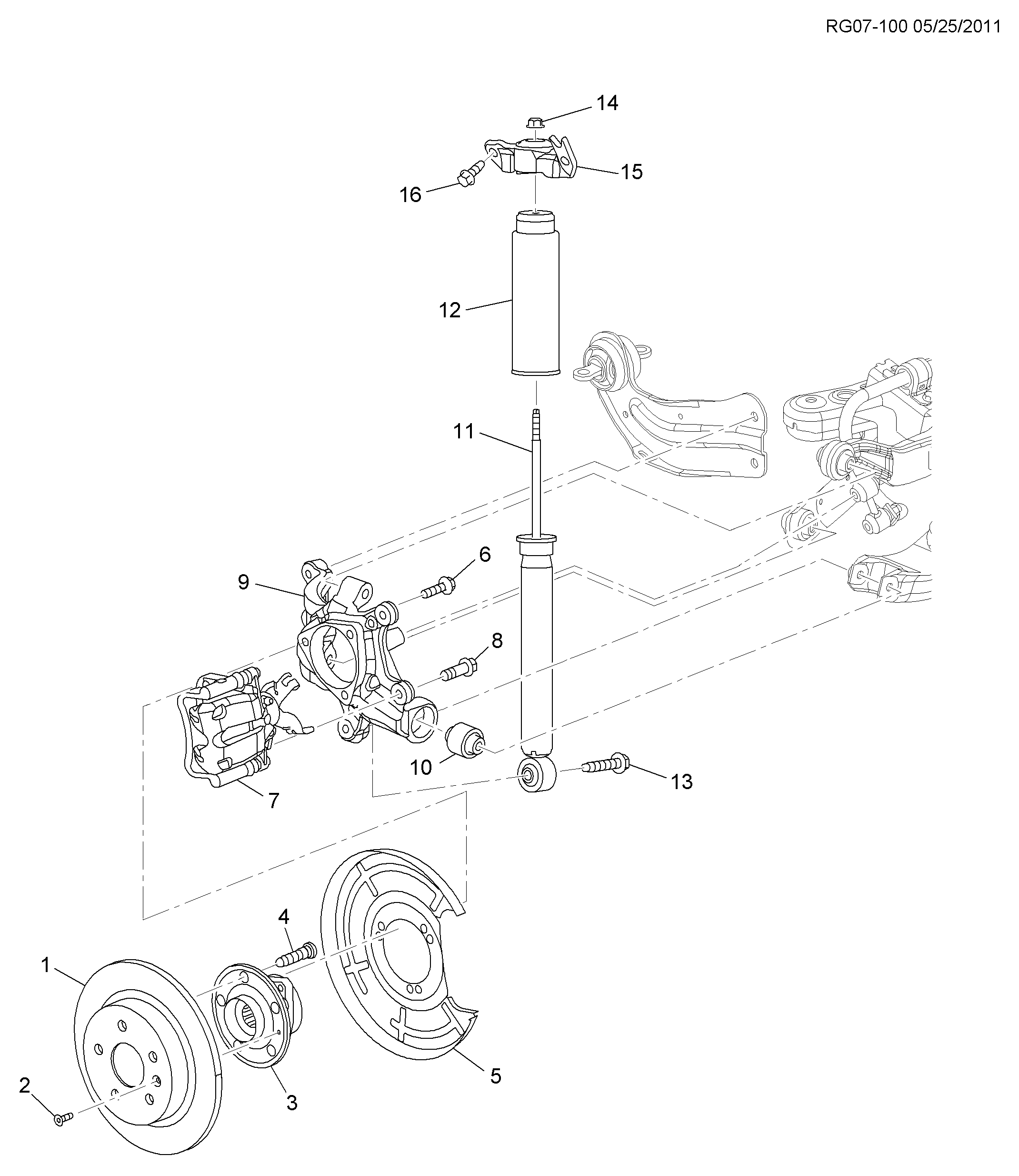 SAAB 22 834 079 - Опора стойки амортизатора, подушка unicars.by