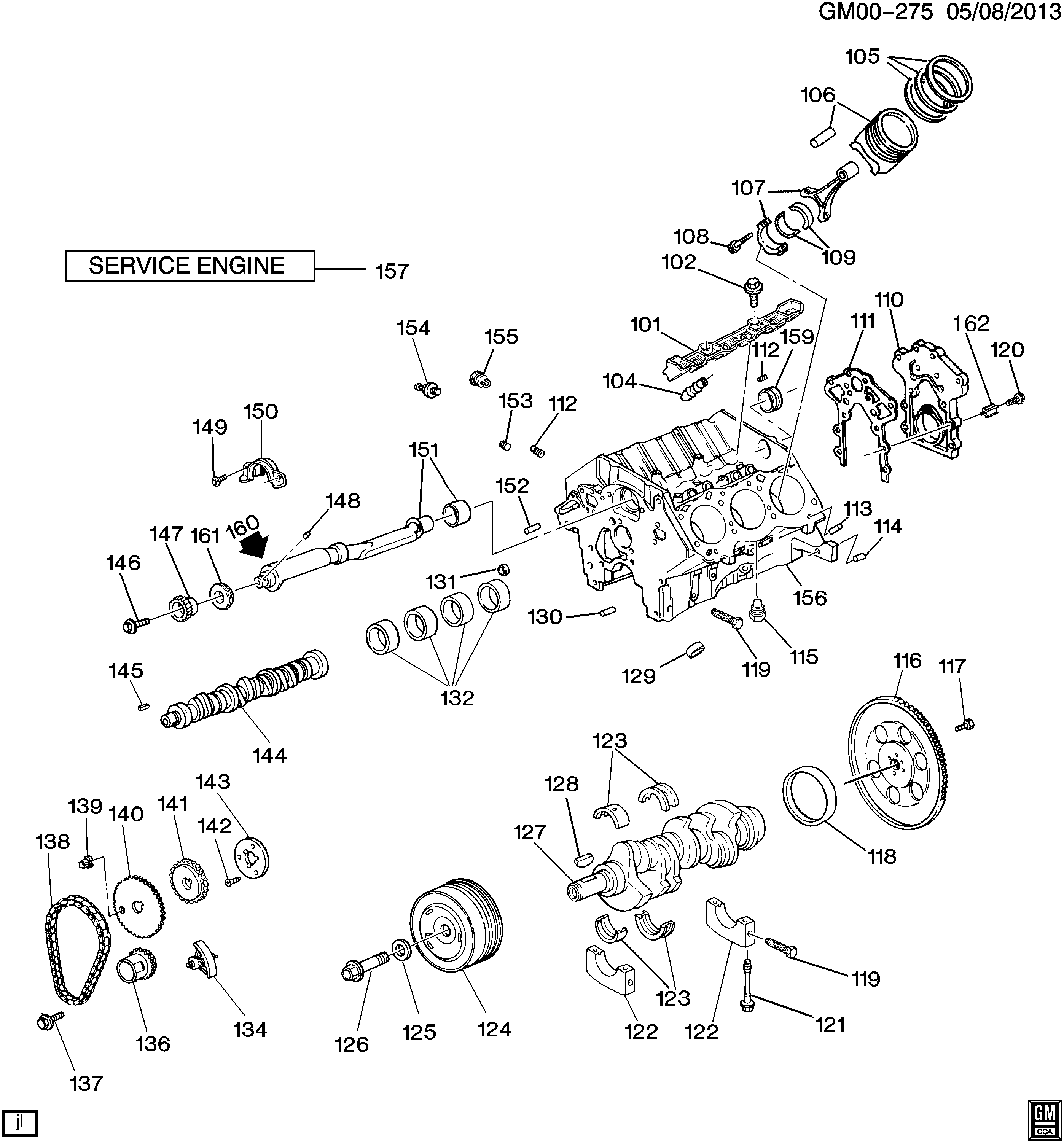 General Motors 24502431 - SPROCKET,CR/SHF(24 TEETH) unicars.by