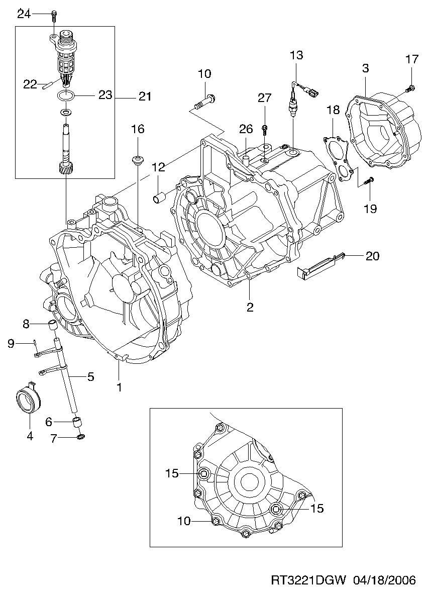 DAEWOO 96325019 - Выжимной подшипник сцепления unicars.by