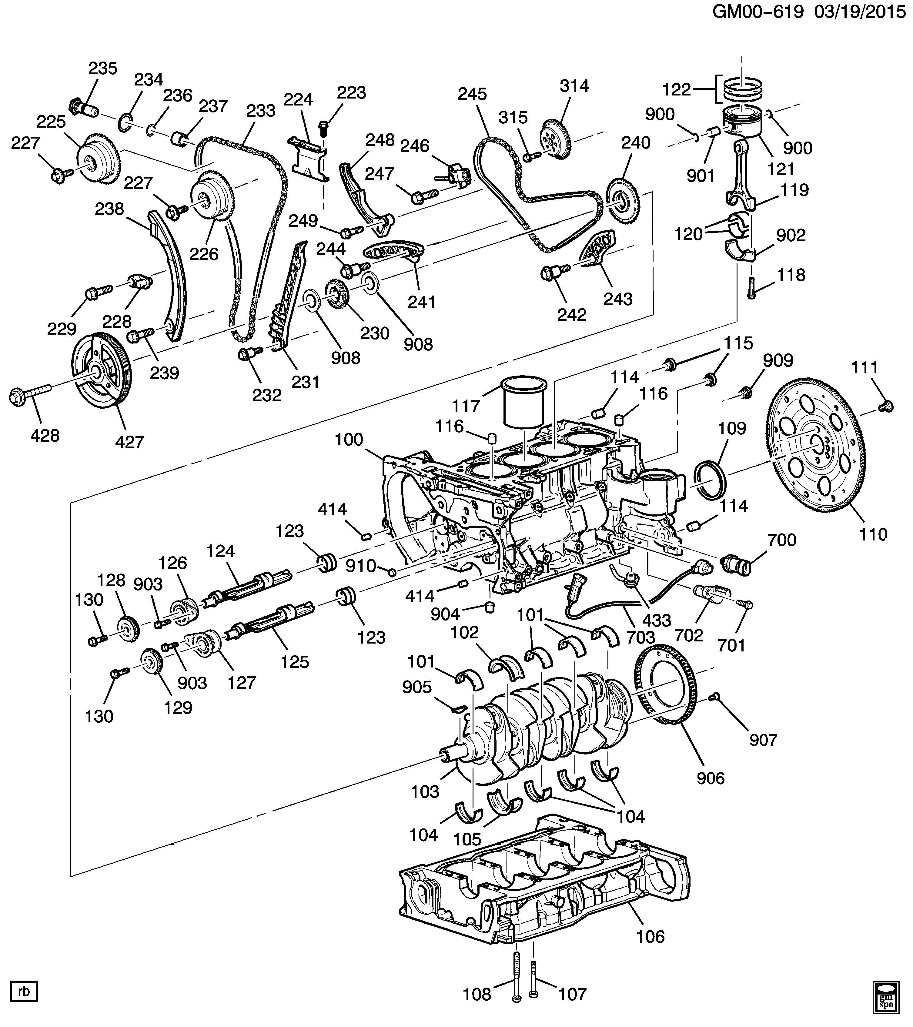 Opel 12 680 750 - Уплотняющее кольцо, коленчатый вал unicars.by