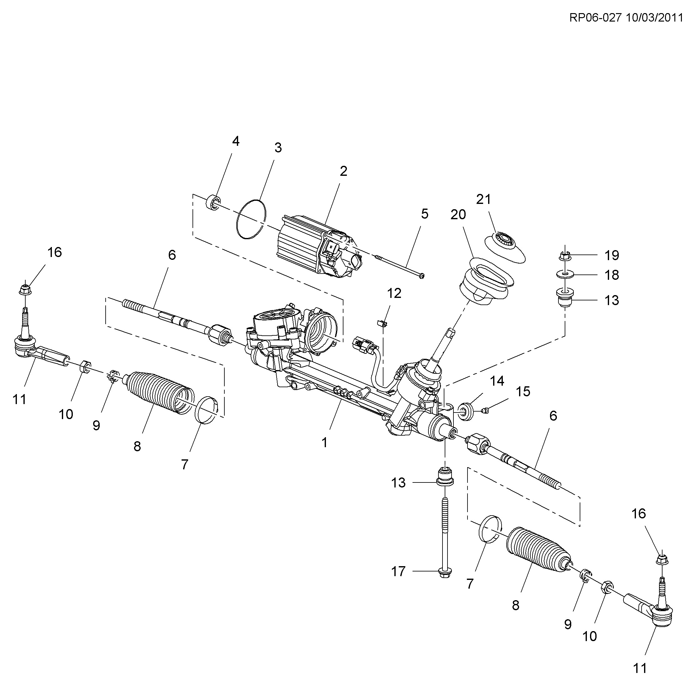 Vauxhall 13286686 - Наконечник рулевой тяги, шарнир unicars.by