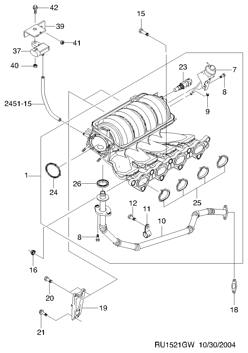 General Motors 96 253 552 - Датчик, температура впускаемого воздуха unicars.by