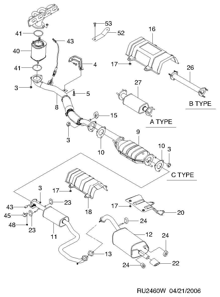 General Motors 96181581 - Прокладка, труба выхлопного газа unicars.by