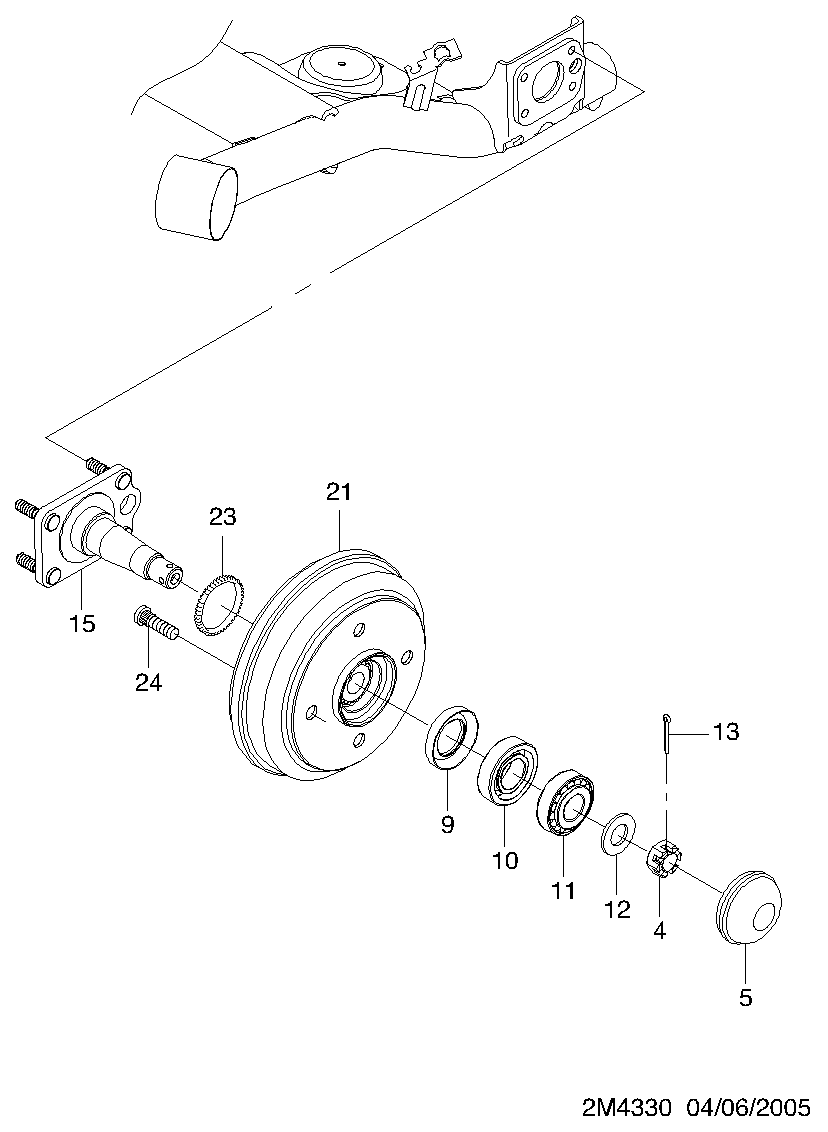 DAEWOO 96316634 - Комплект подшипника ступицы колеса unicars.by