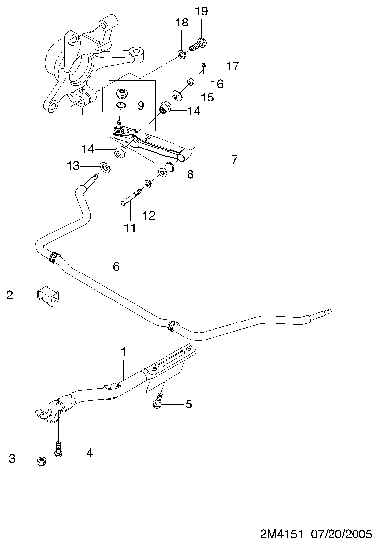 Chevrolet 96380586* - Втулка стабилизатора unicars.by