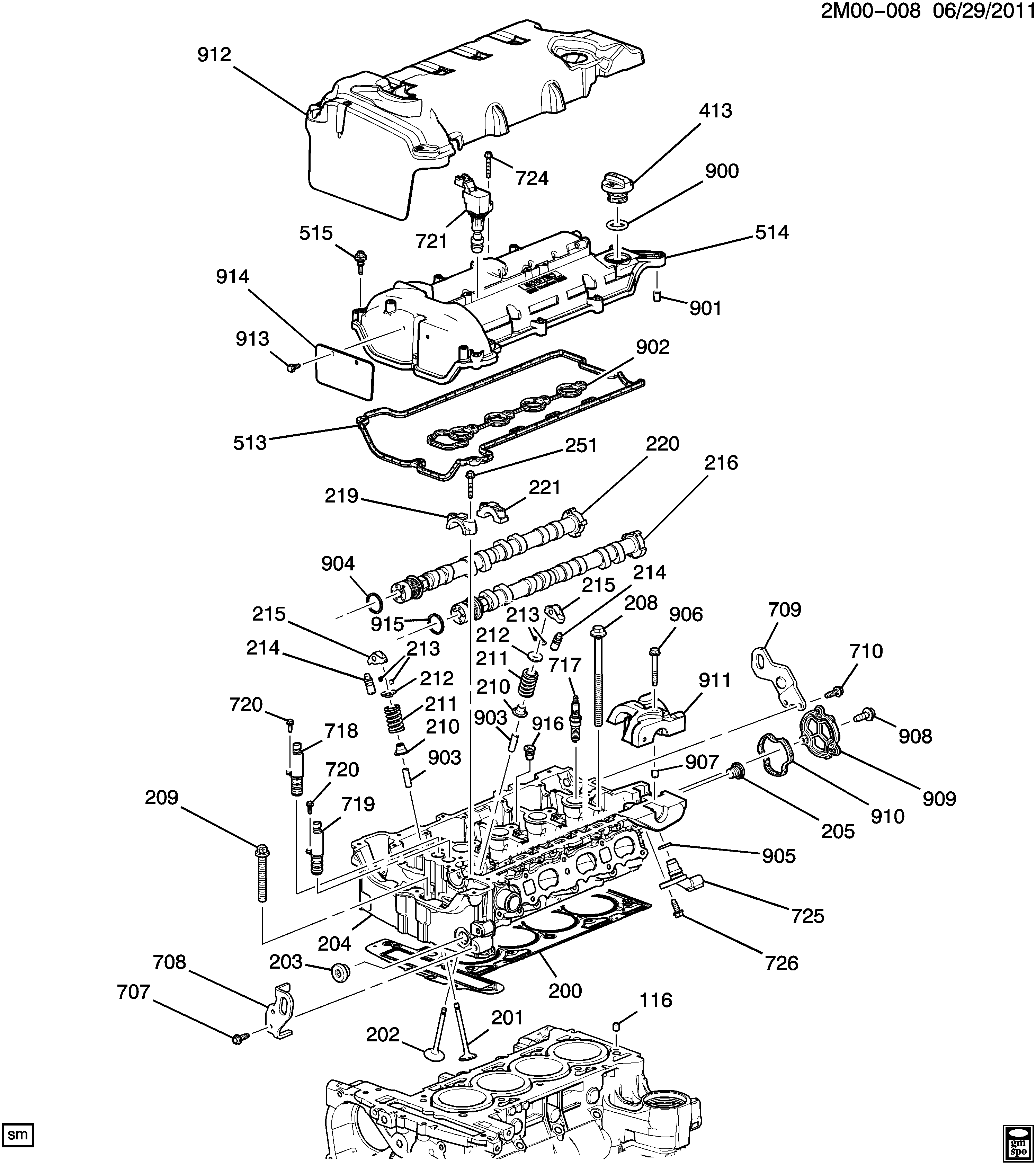 Chevrolet 12572638 - Толкатель, гидрокомпенсатор unicars.by