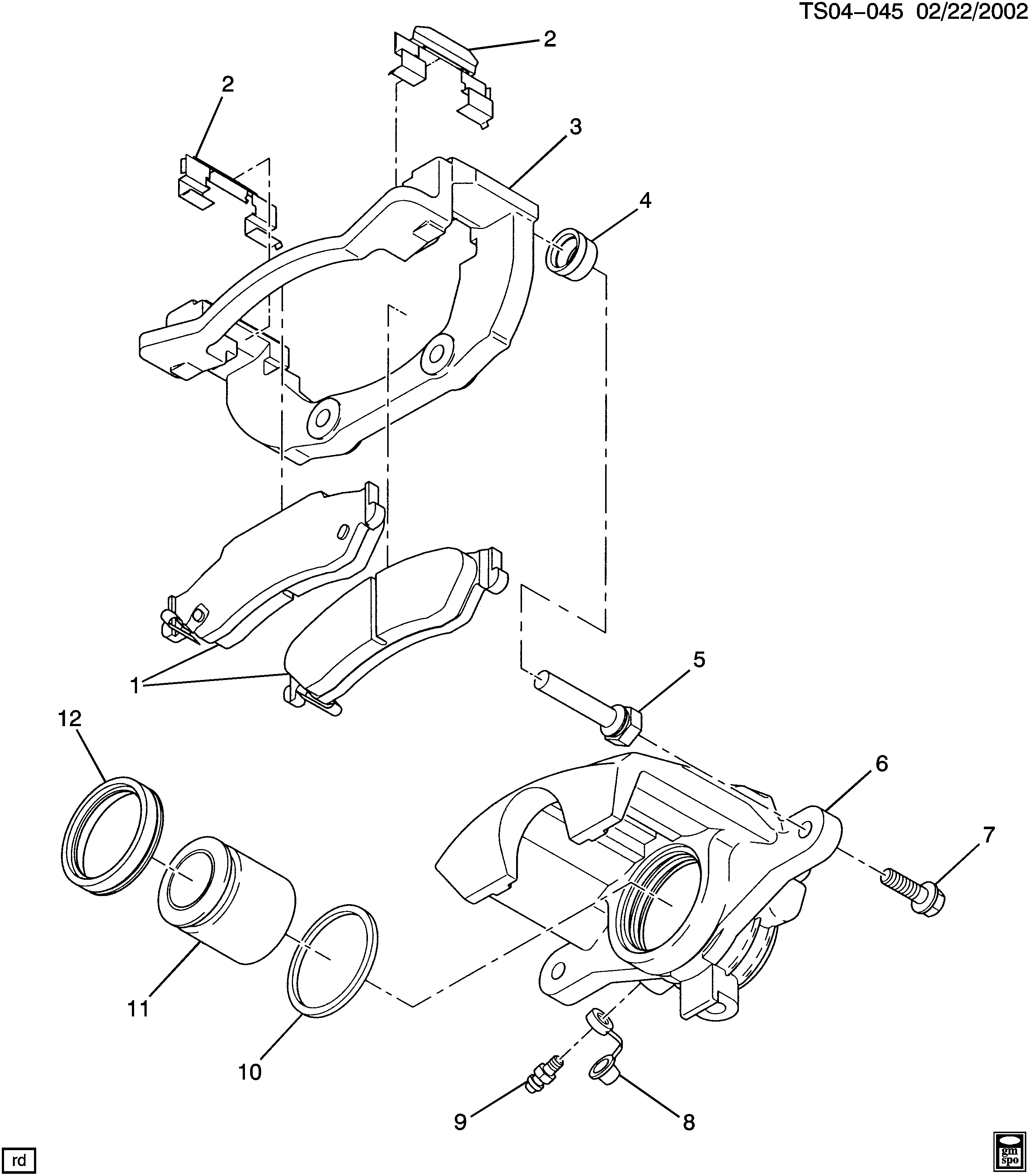 General Motors 89027184 - Тормозные колодки, дисковые, комплект unicars.by