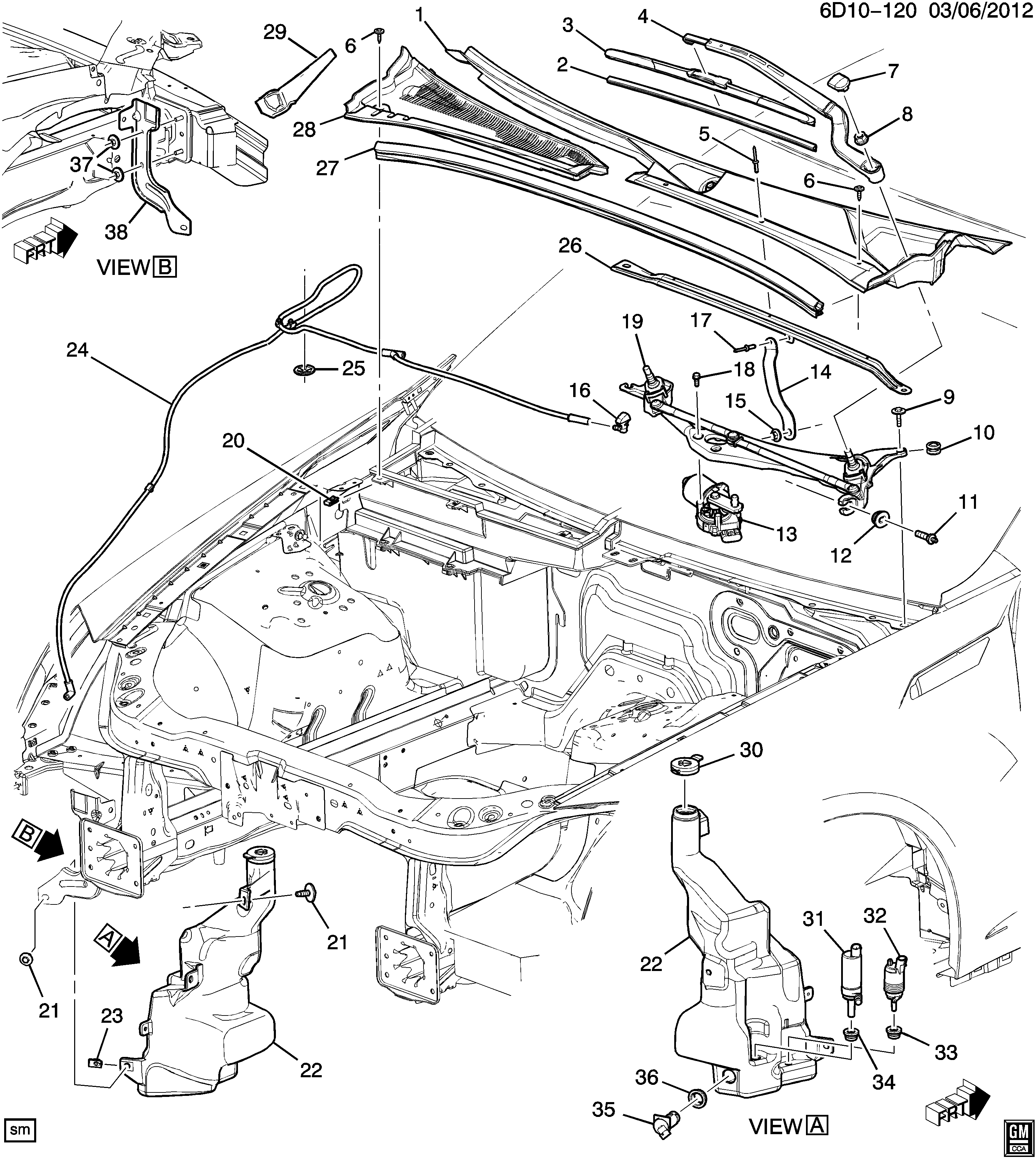 Chevrolet 15890062 - Щетка стеклоочистителя unicars.by