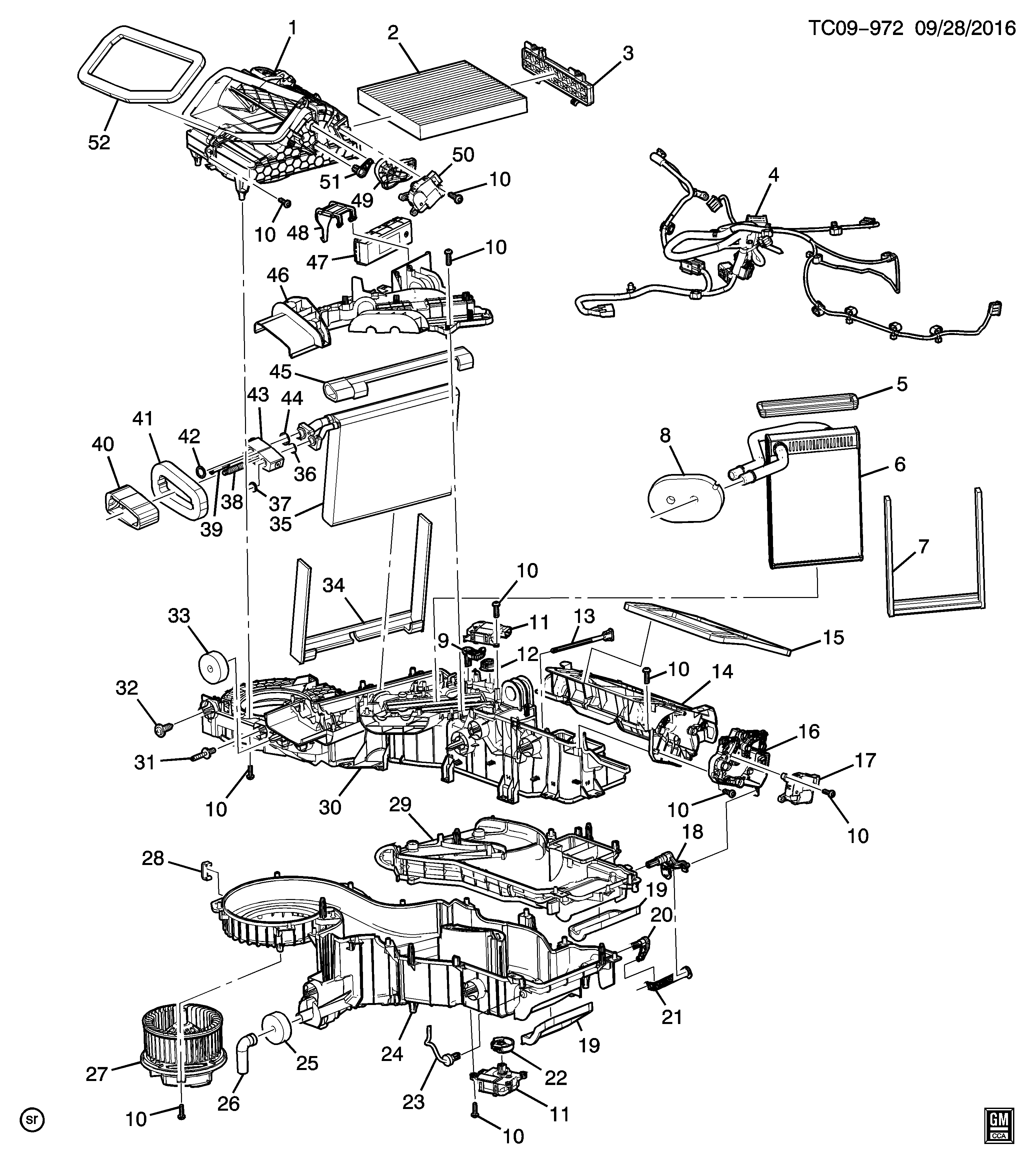 Chevrolet 23281440 - Фильтр воздуха в салоне unicars.by