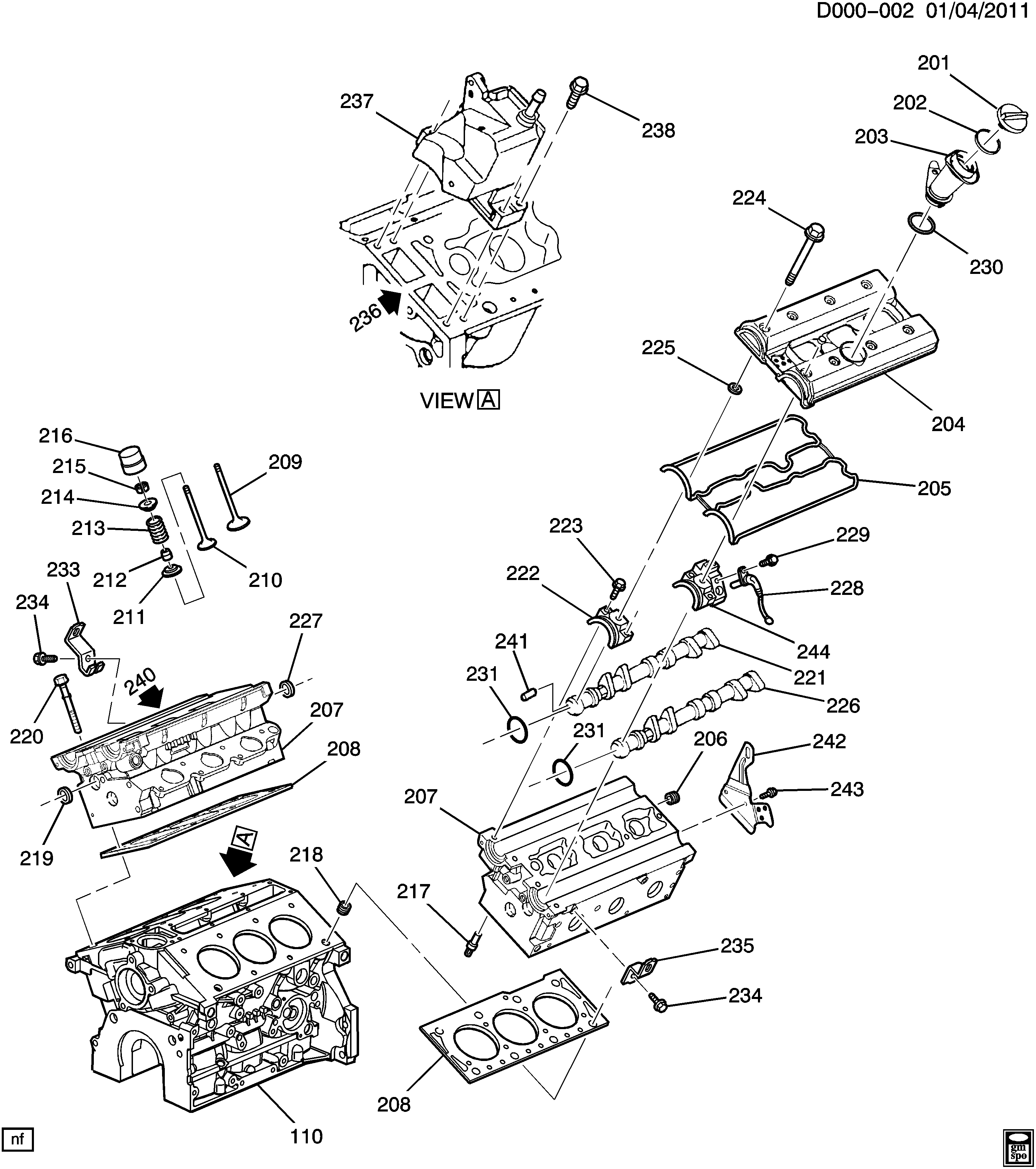 General Motors 90410741 - Уплотнительное кольцо, стержень клапана unicars.by