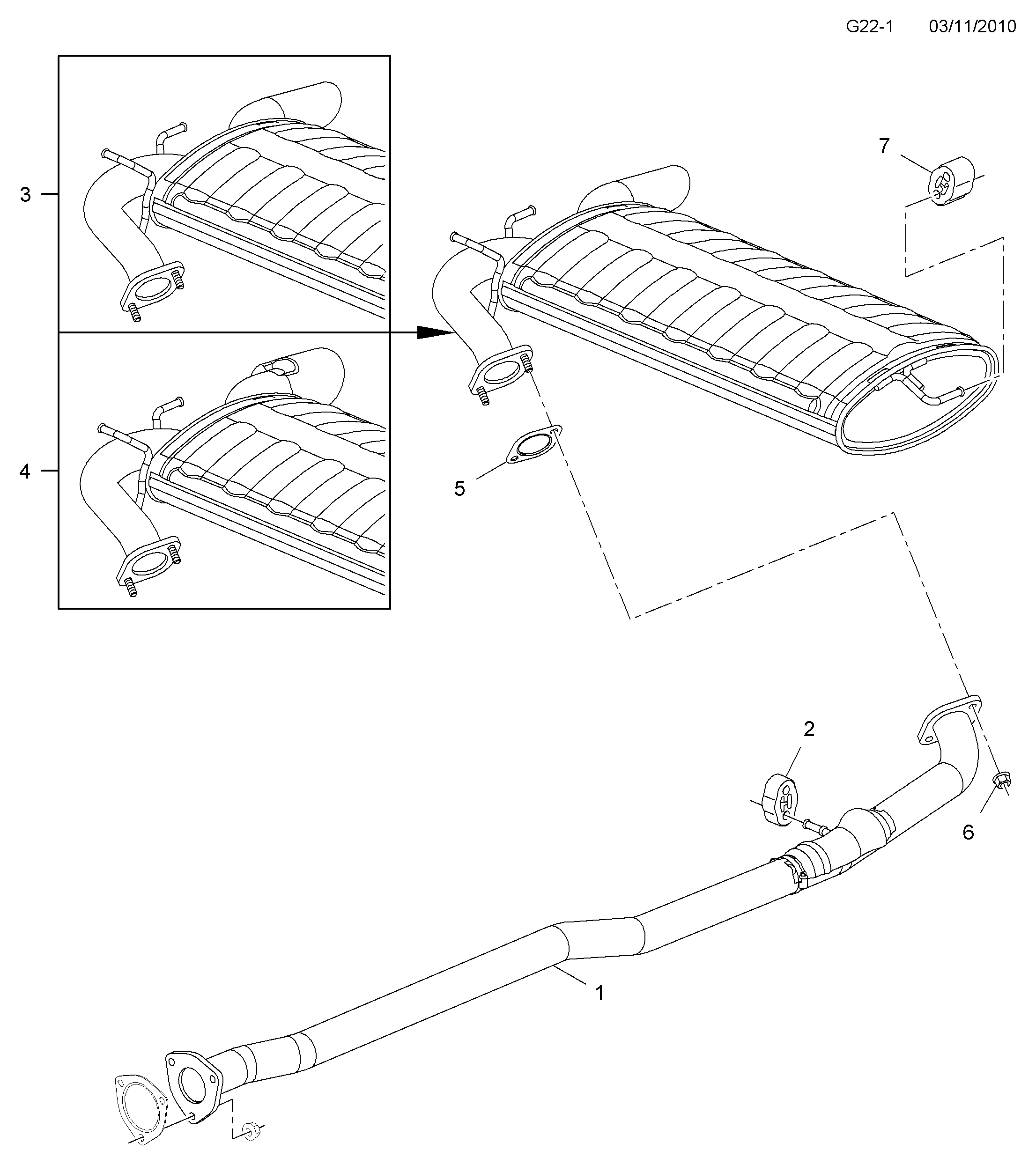 Opel 4805779 - Прокладка, труба выхлопного газа unicars.by