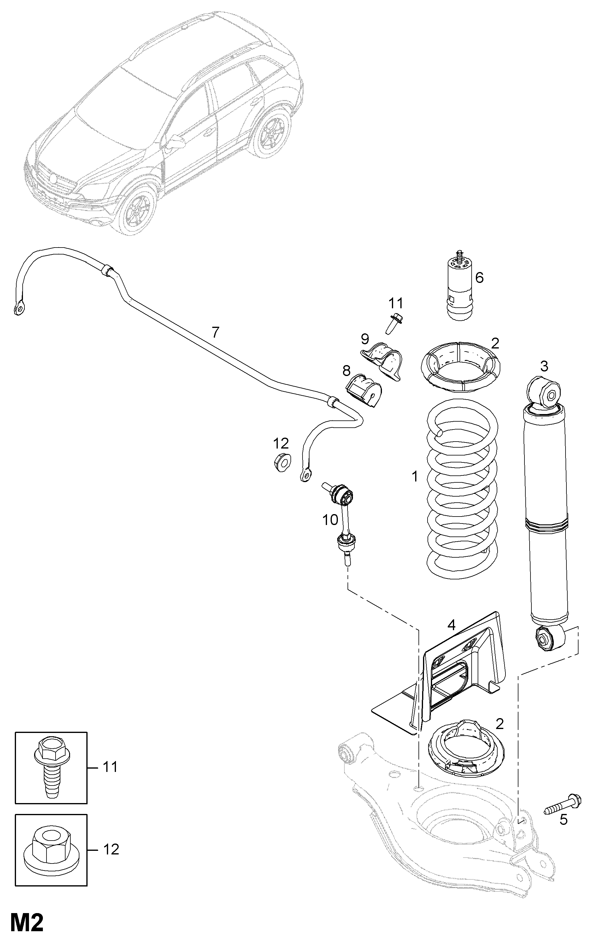 Opel 4804642 - Тяга / стойка, стабилизатор unicars.by