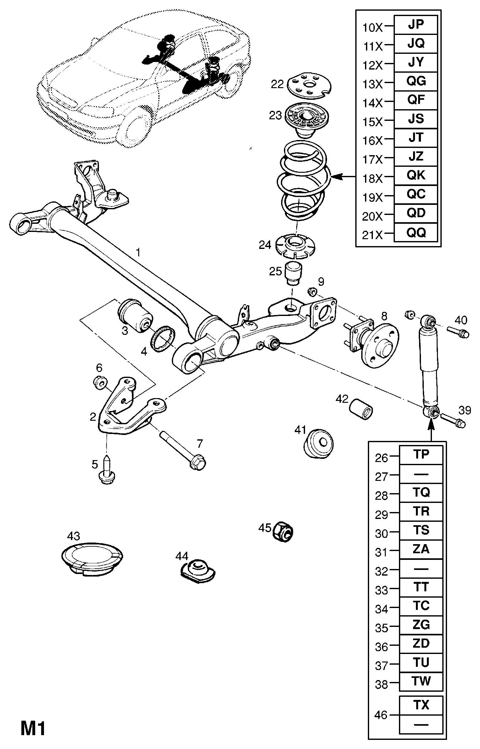 Vauxhall 5402634 - Сайлентблок, рычаг подвески колеса unicars.by