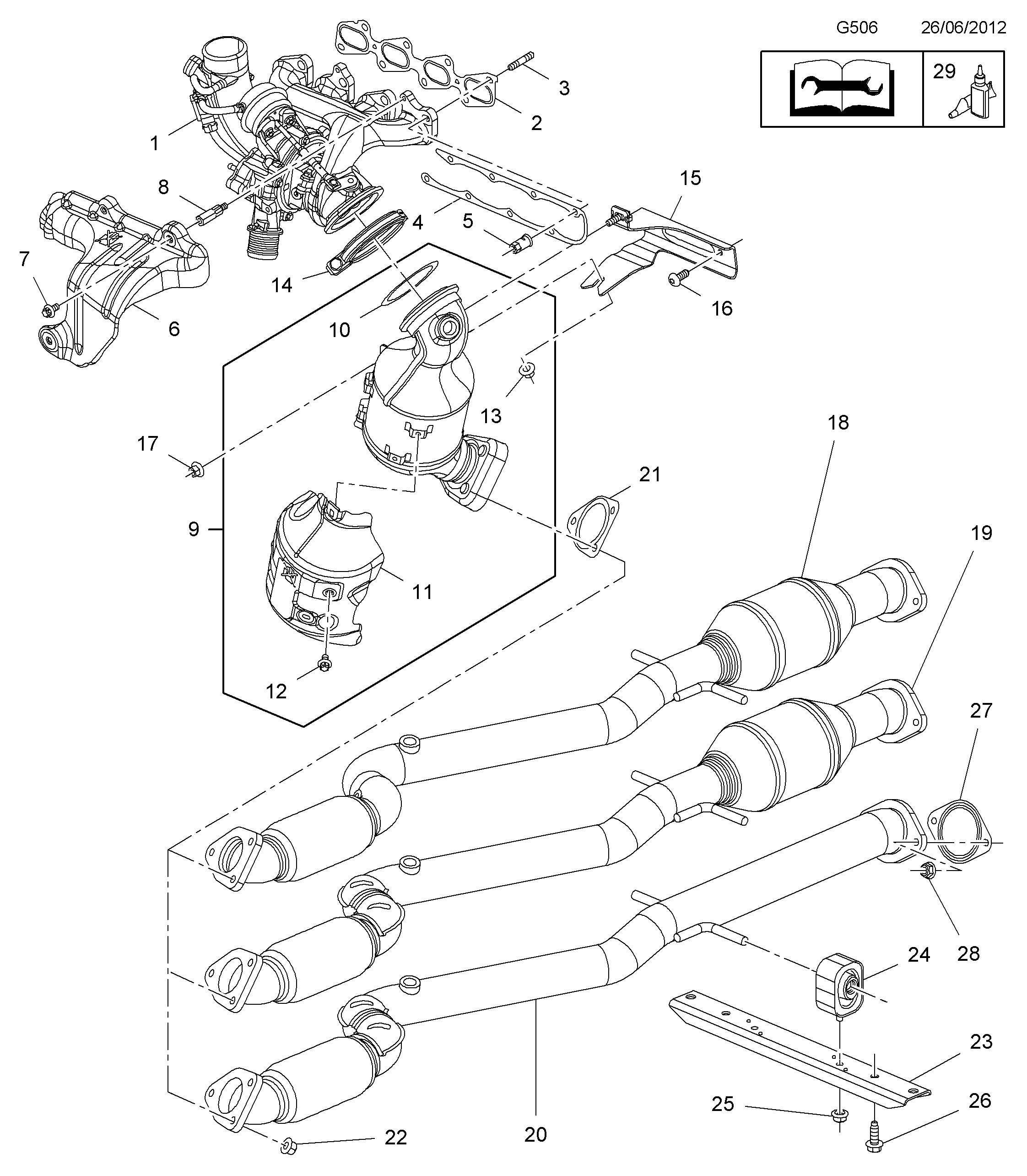 FORD 2005987 - Тормозные колодки, дисковые, комплект unicars.by