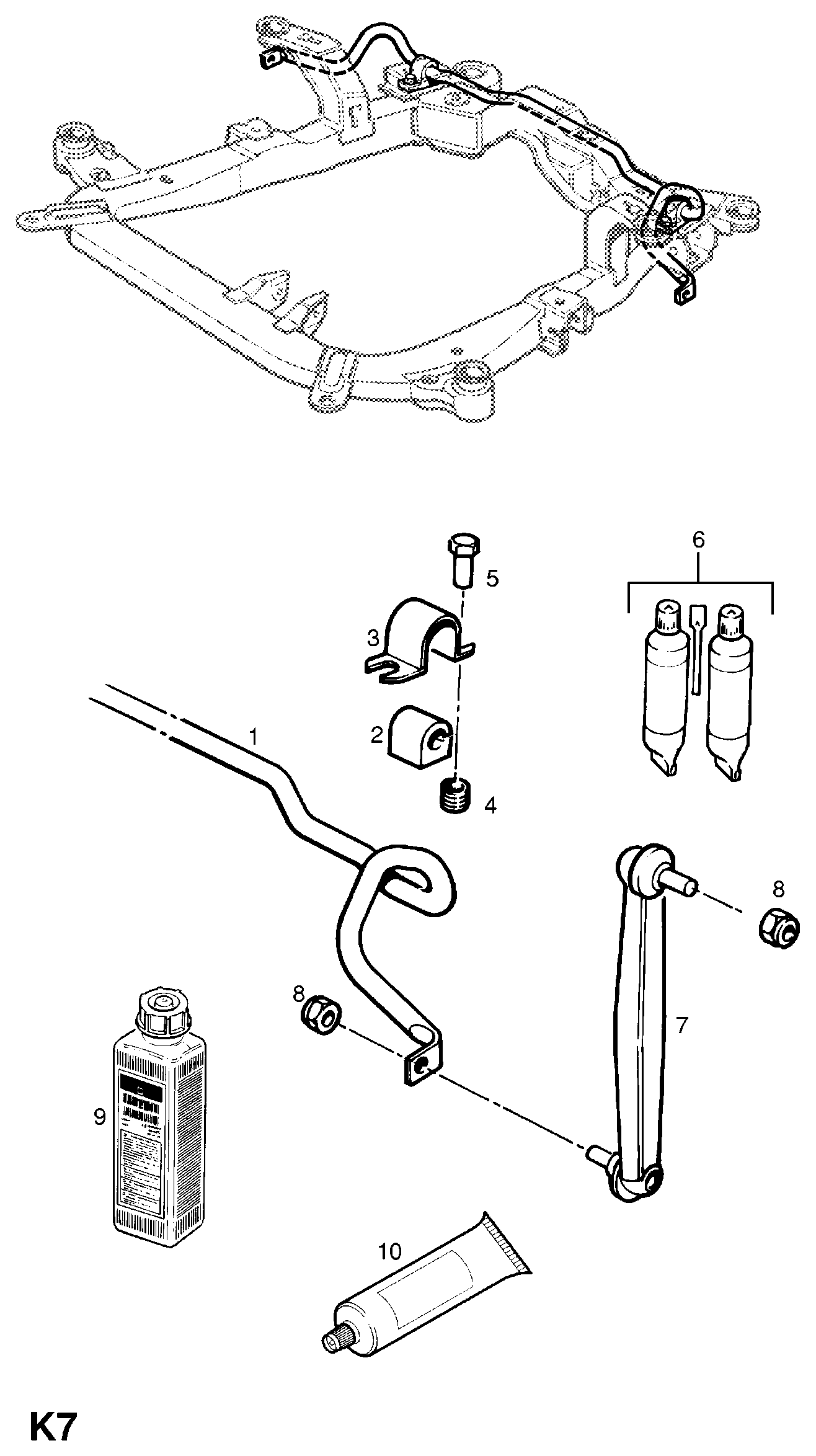 Saturn 350614 - Тяга / стойка, стабилизатор unicars.by