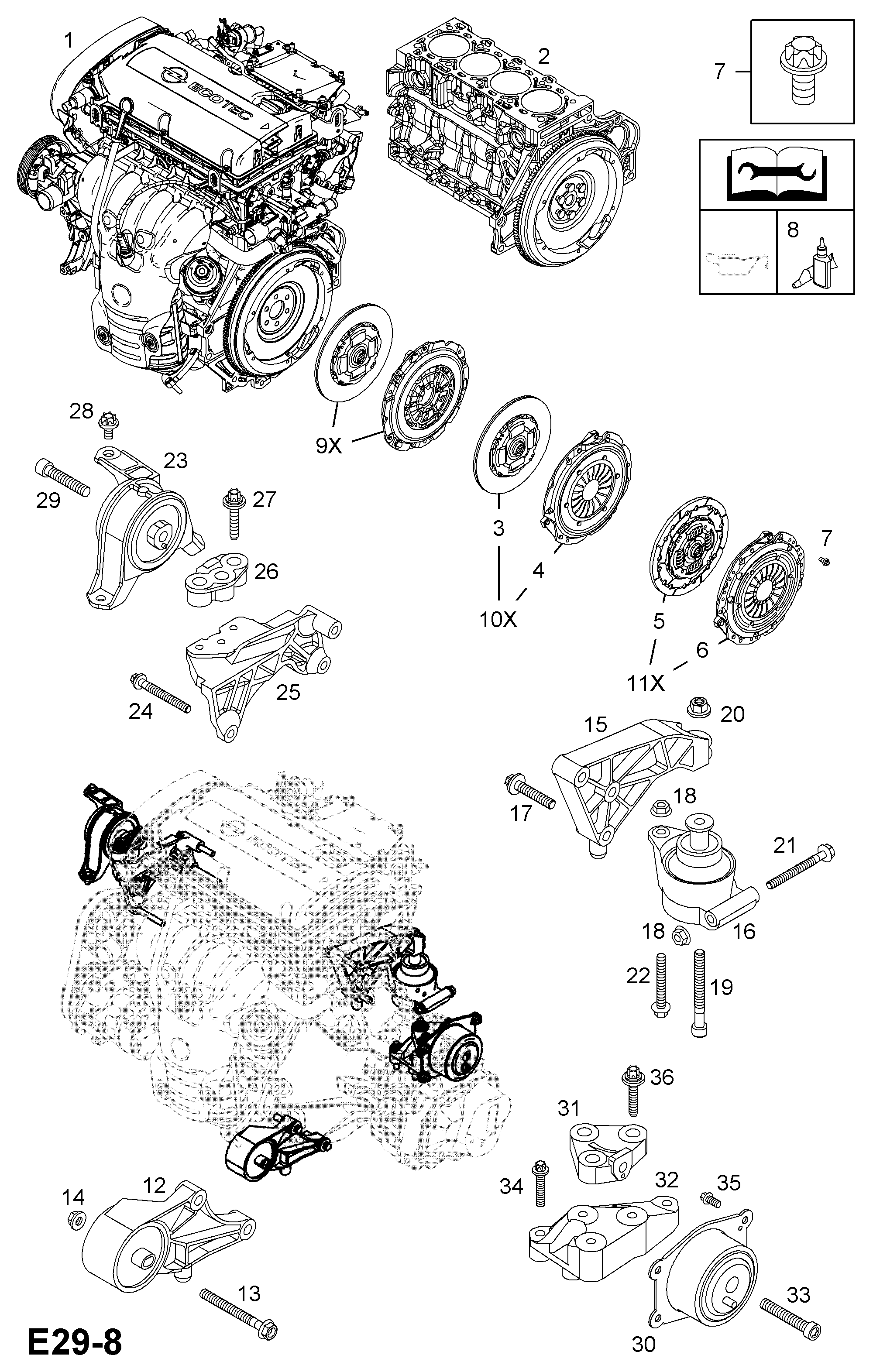 General Motors 6606021 - Комплект сцепления unicars.by