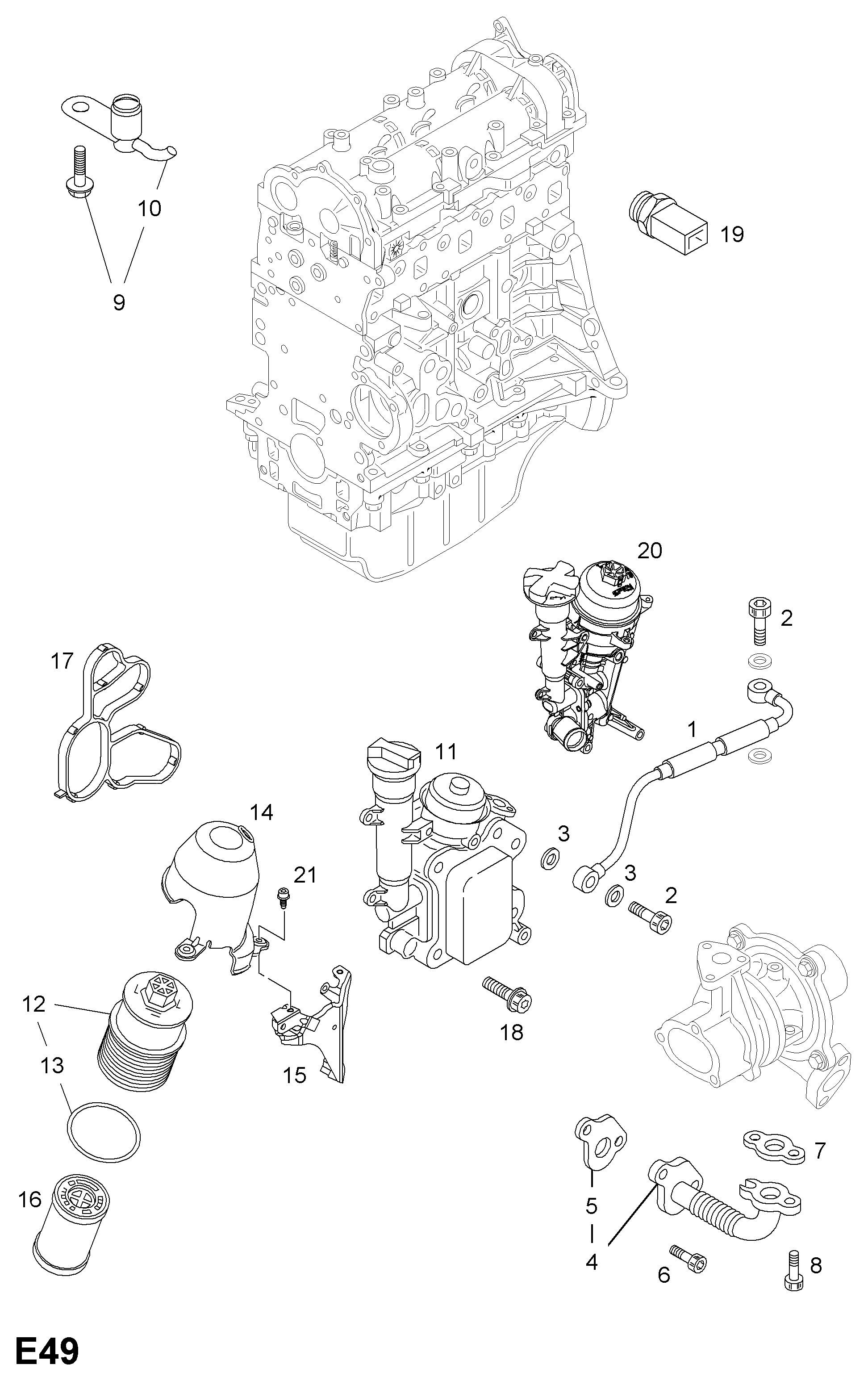 Opel 58 60 899 - Прокладка, компрессор unicars.by