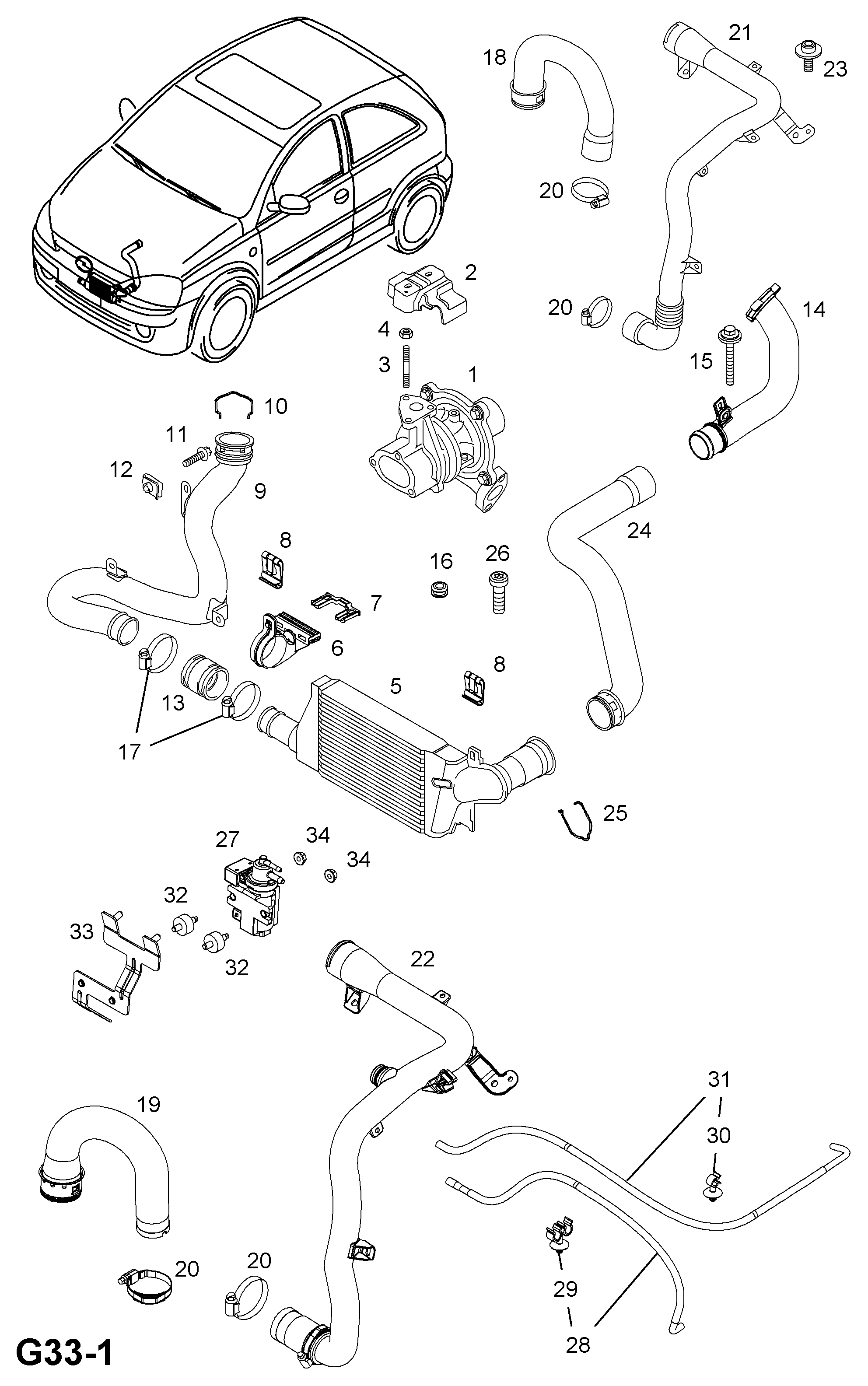 Opel 860585 - Турбина, компрессор unicars.by