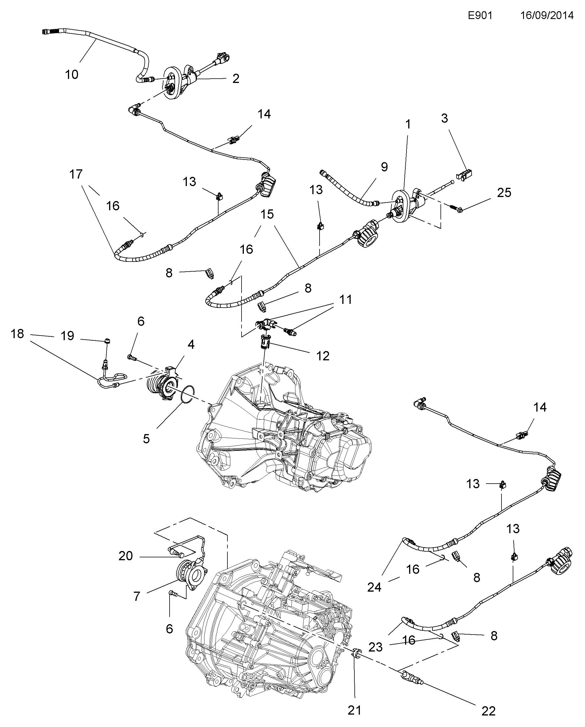 General Motors 56 79 350 - Центральный выключатель, система сцепления unicars.by