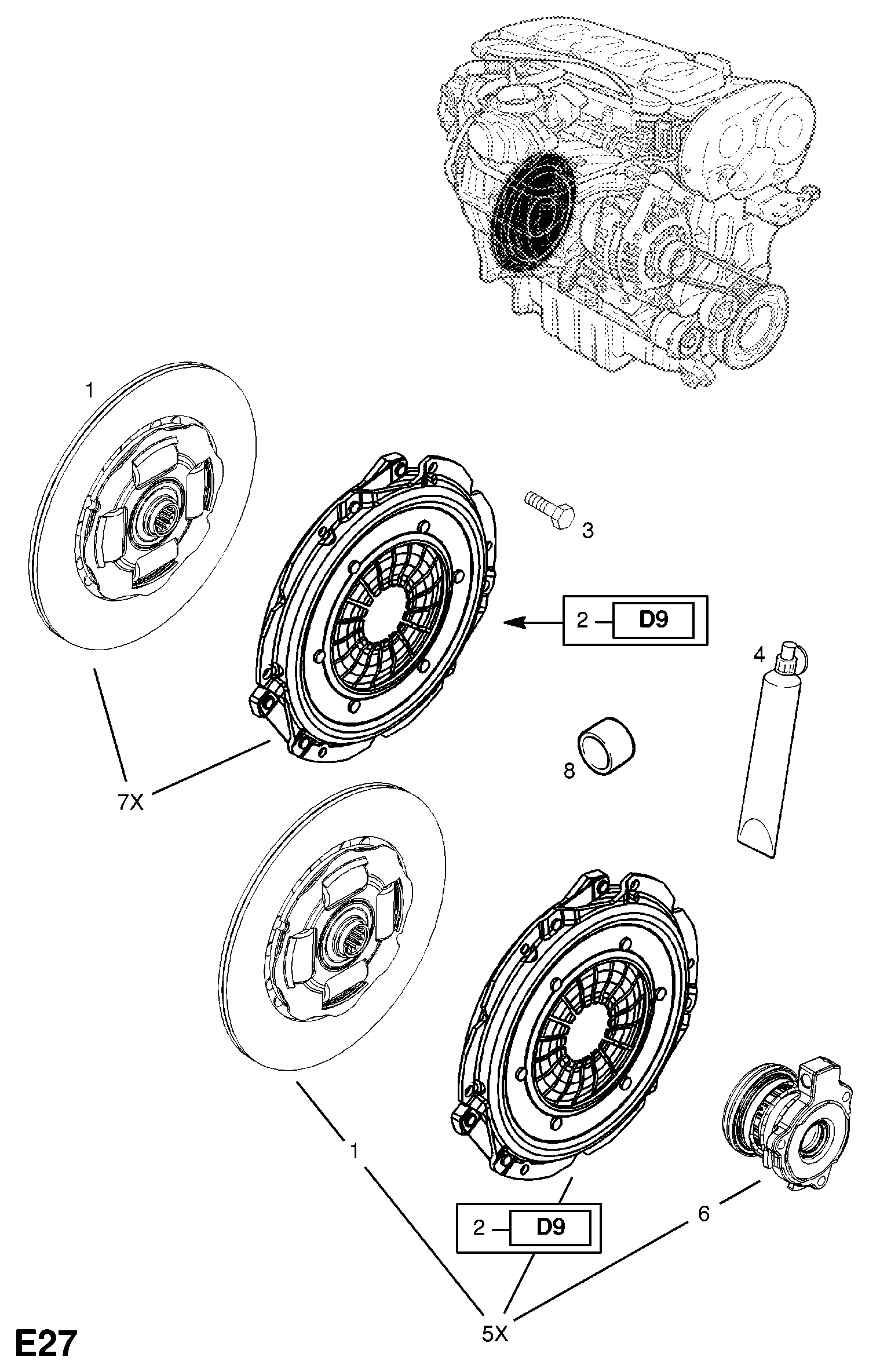 Vauxhall 6 64 059 - Диск сцепления, фрикцион unicars.by