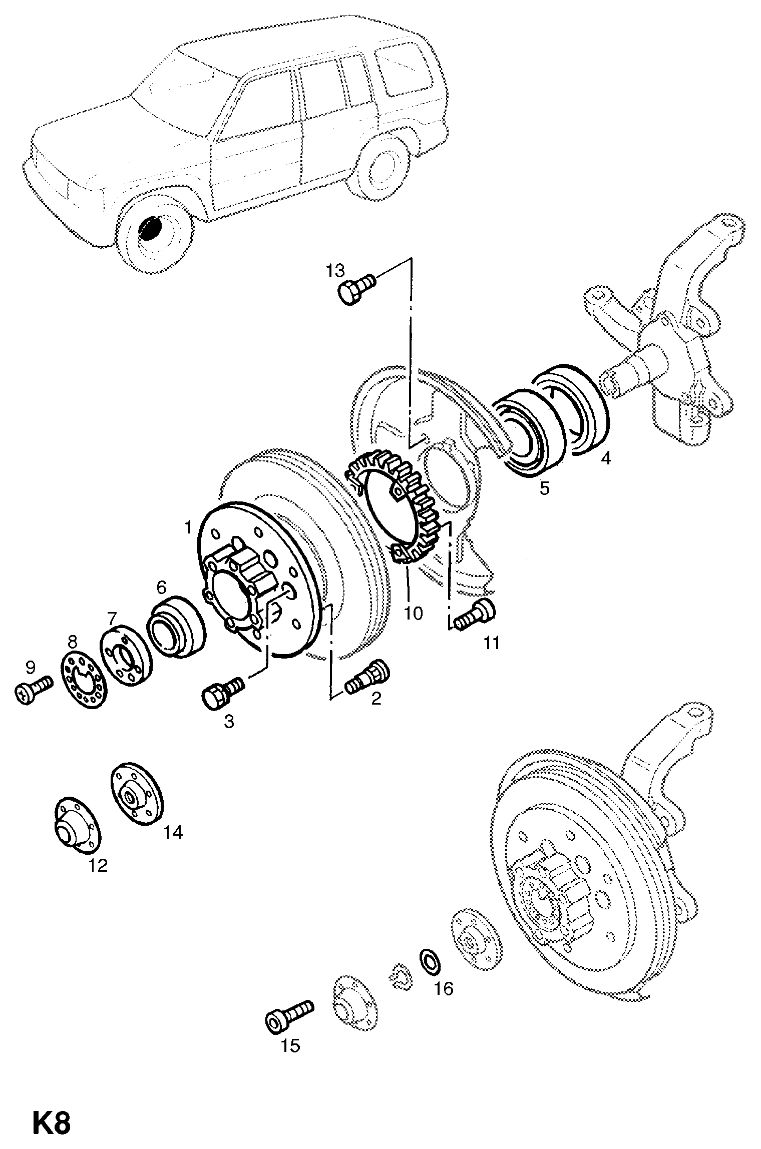 ISUZU 328109 - Комплект подшипника ступицы колеса unicars.by