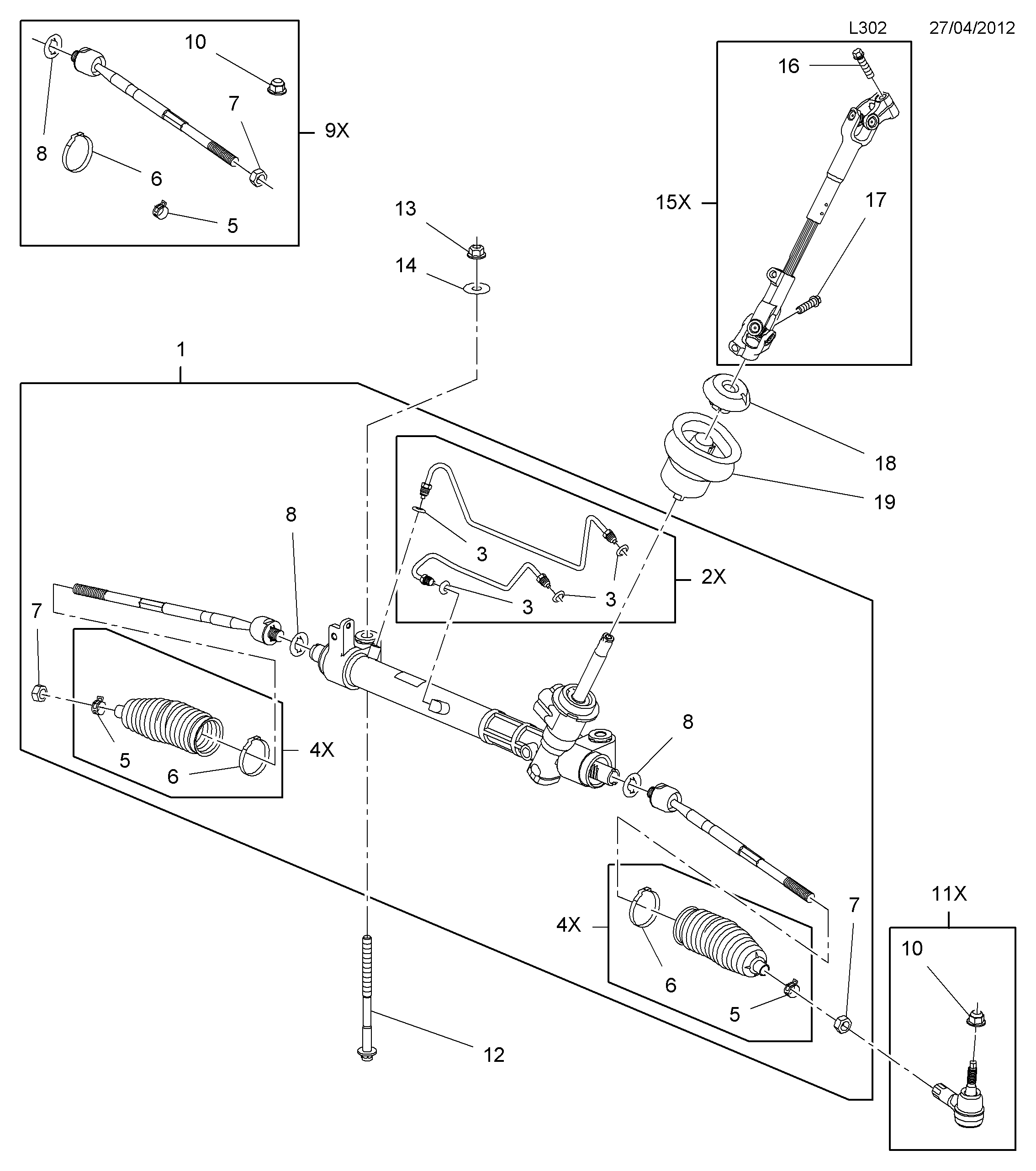 Buick 1609206 - Наконечник рулевой тяги, шарнир unicars.by