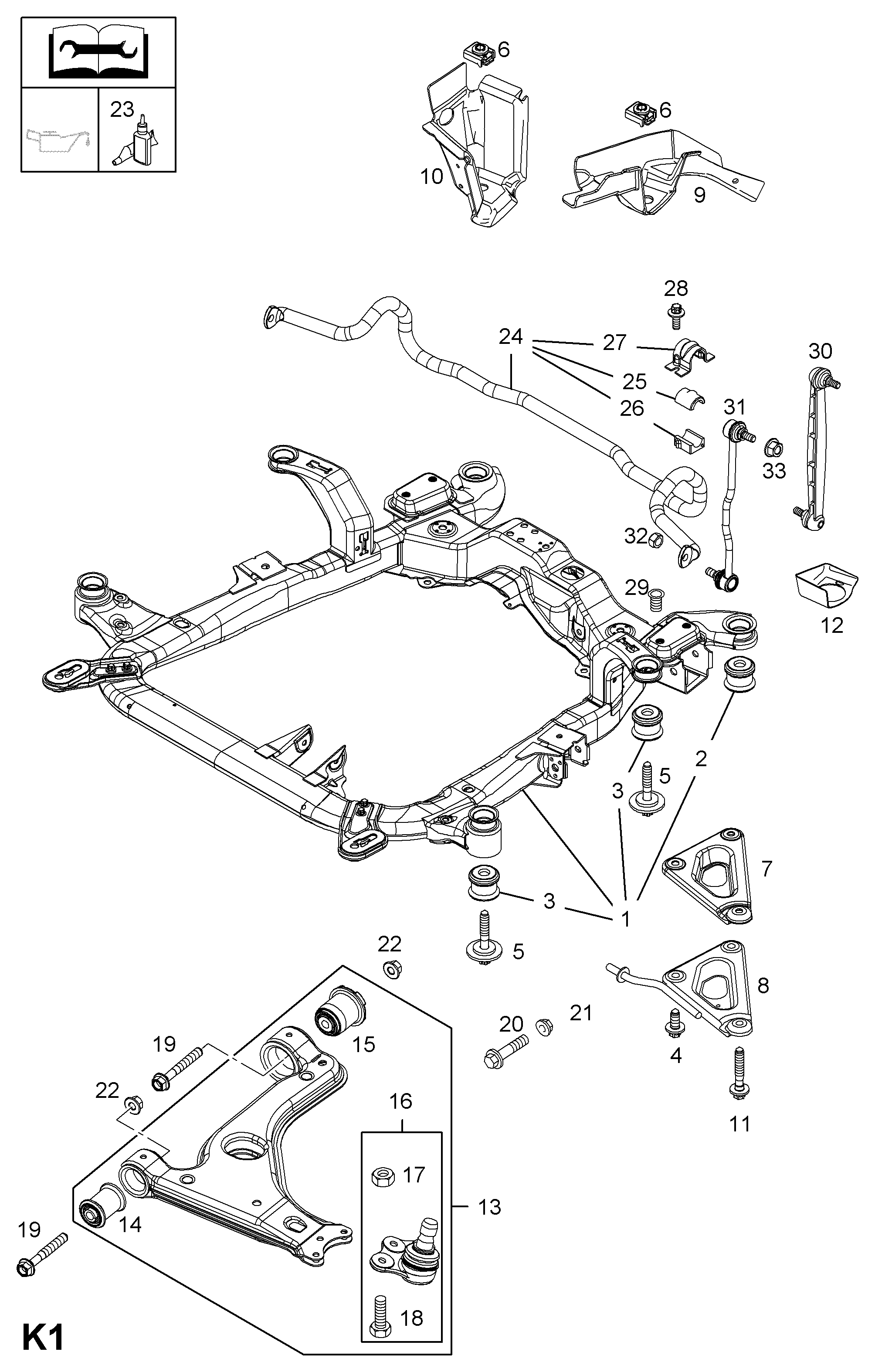 PEUGEOT (DF-PSA) 352324 - Сайлентблок, рычаг подвески колеса unicars.by