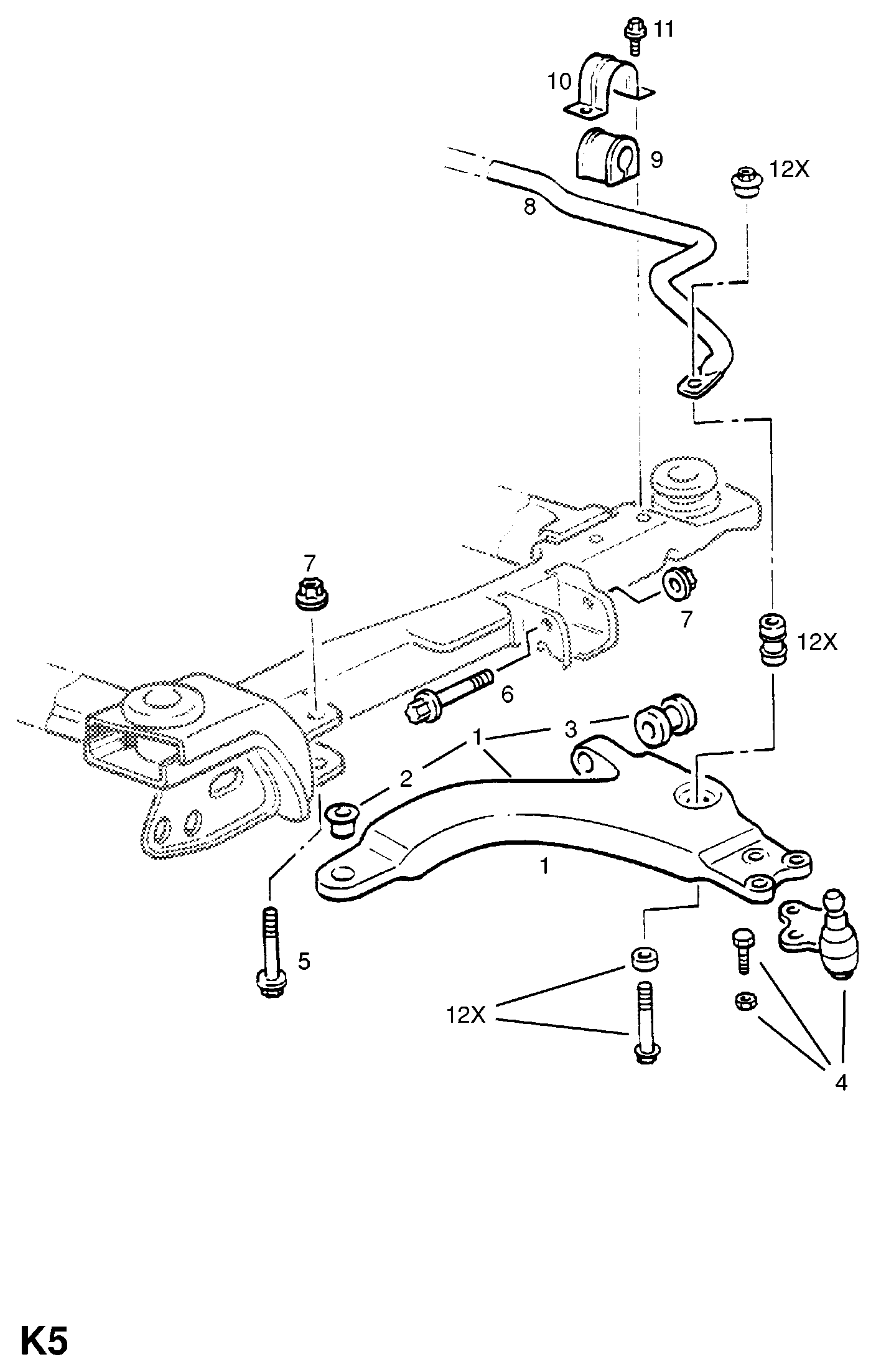 Opel 350131 - Втулка стабилизатора unicars.by