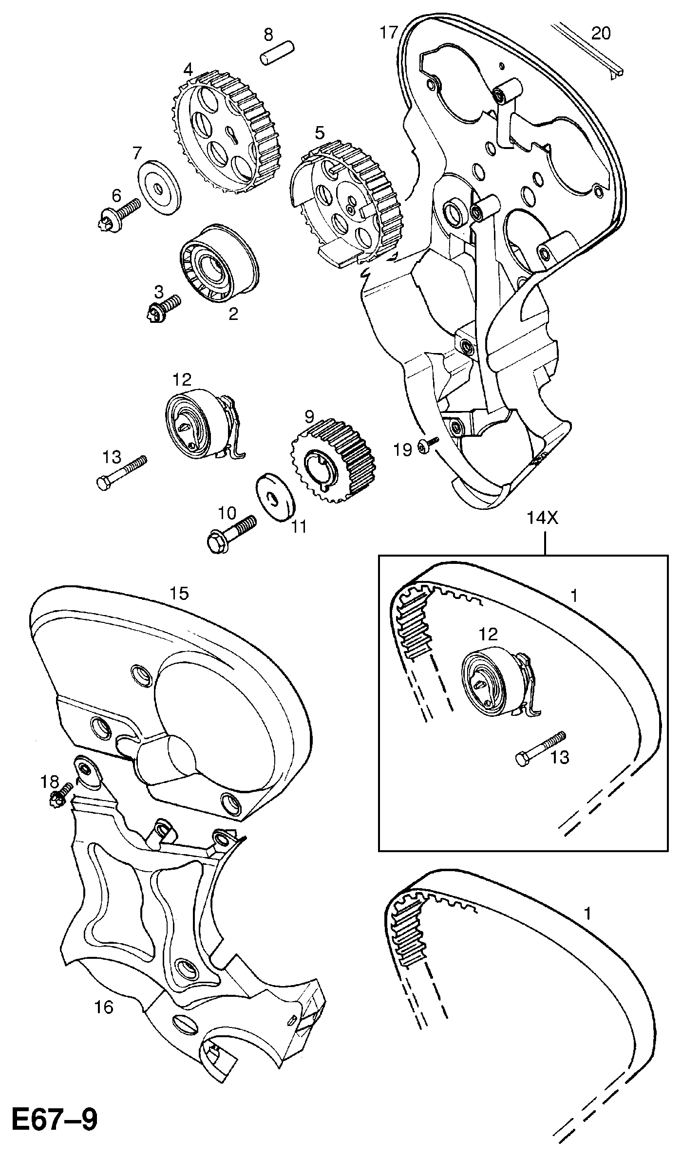 Vauxhall 5636416 - Водяной насос + комплект зубчатого ремня ГРМ unicars.by