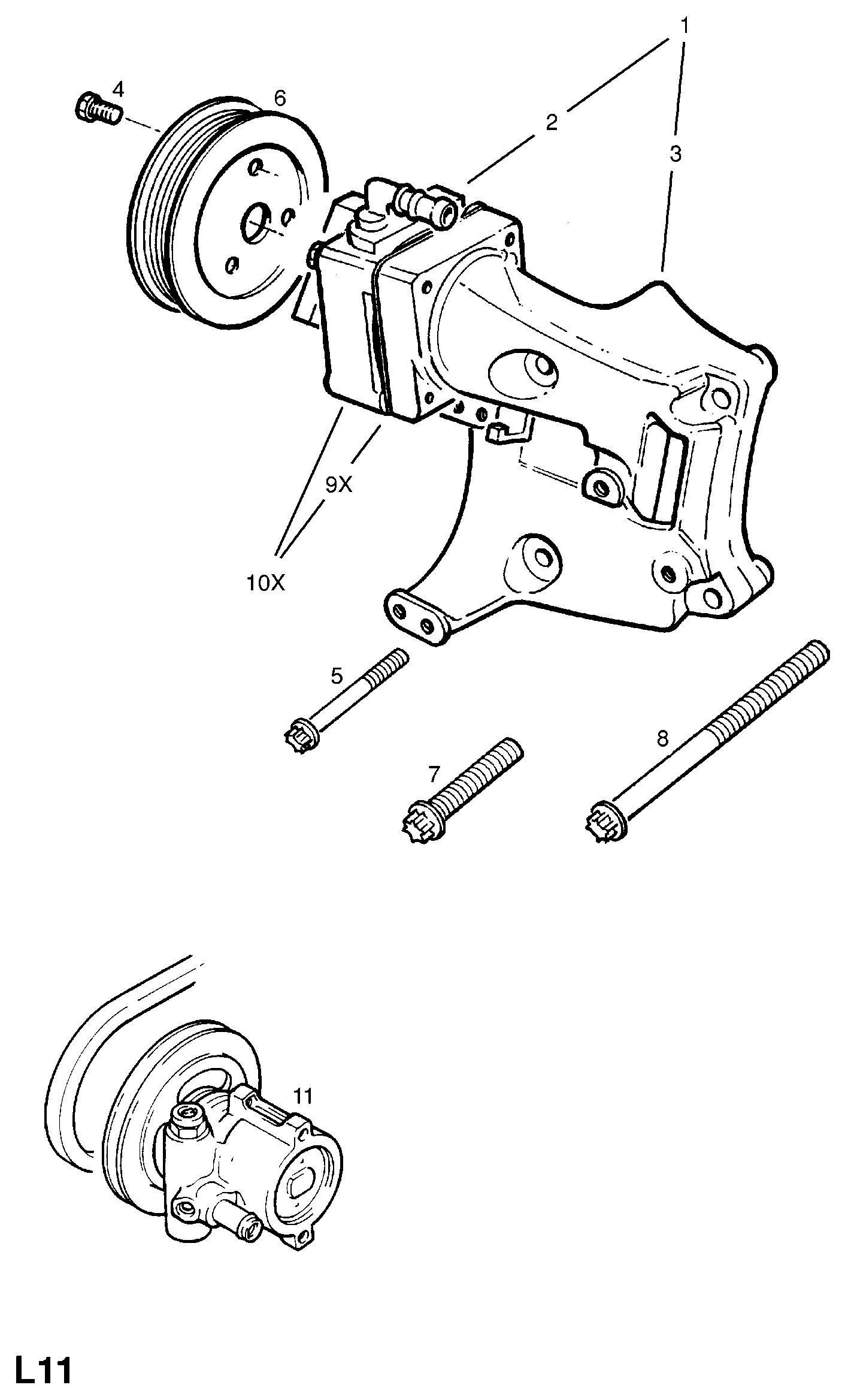 AUDI 5948031 - Гидравлический насос, рулевое управление, ГУР unicars.by