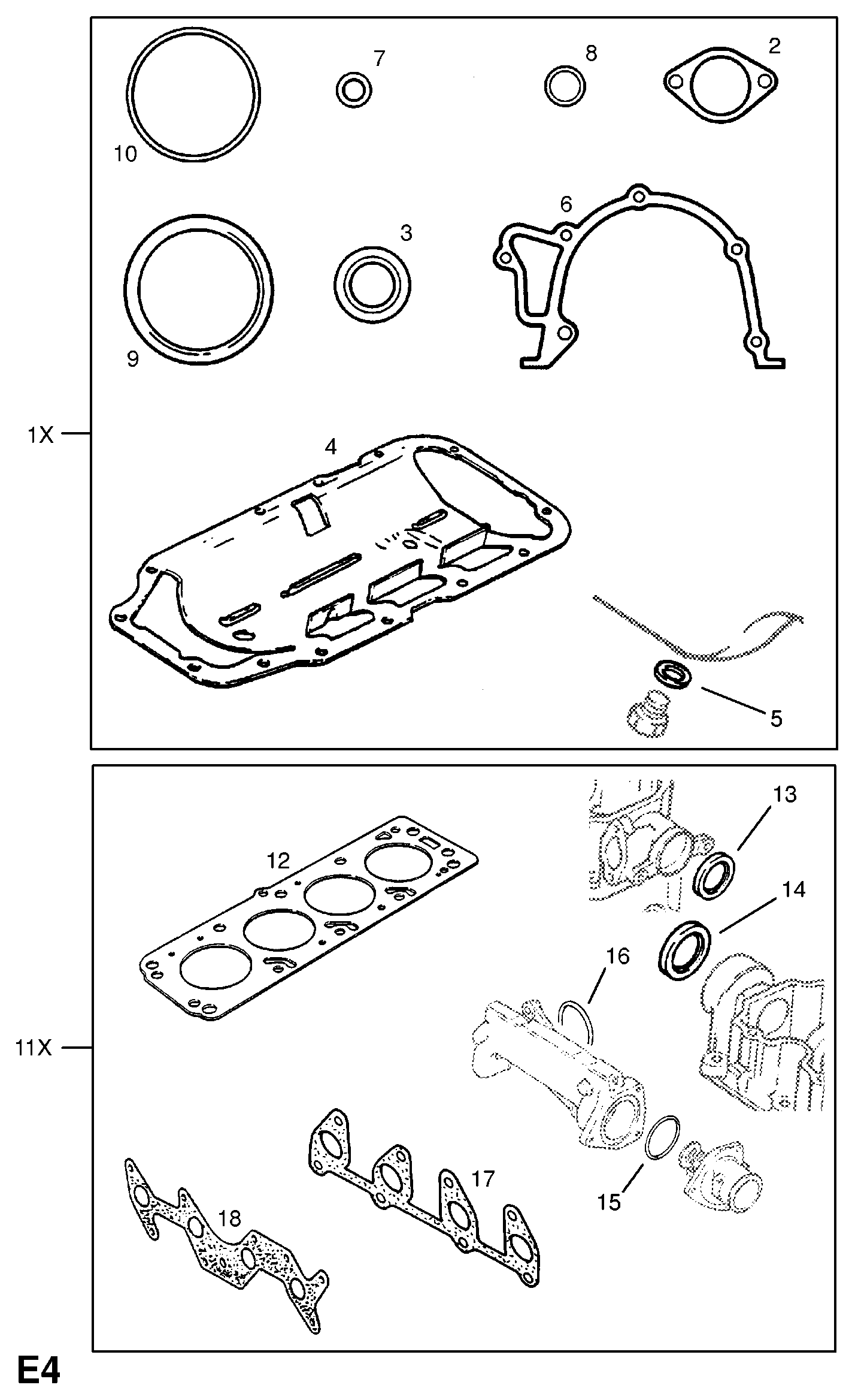 Vauxhall 6 14 840 - Уплотняющее кольцо, коленчатый вал unicars.by