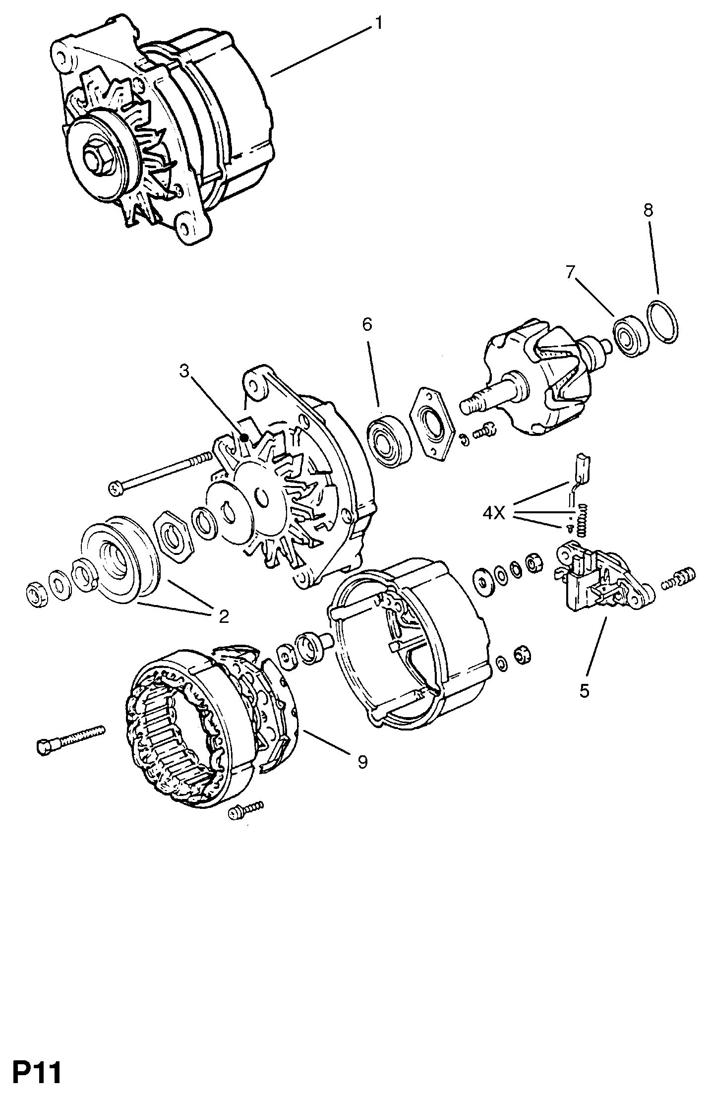 Opel 1206128 - Подшипник unicars.by