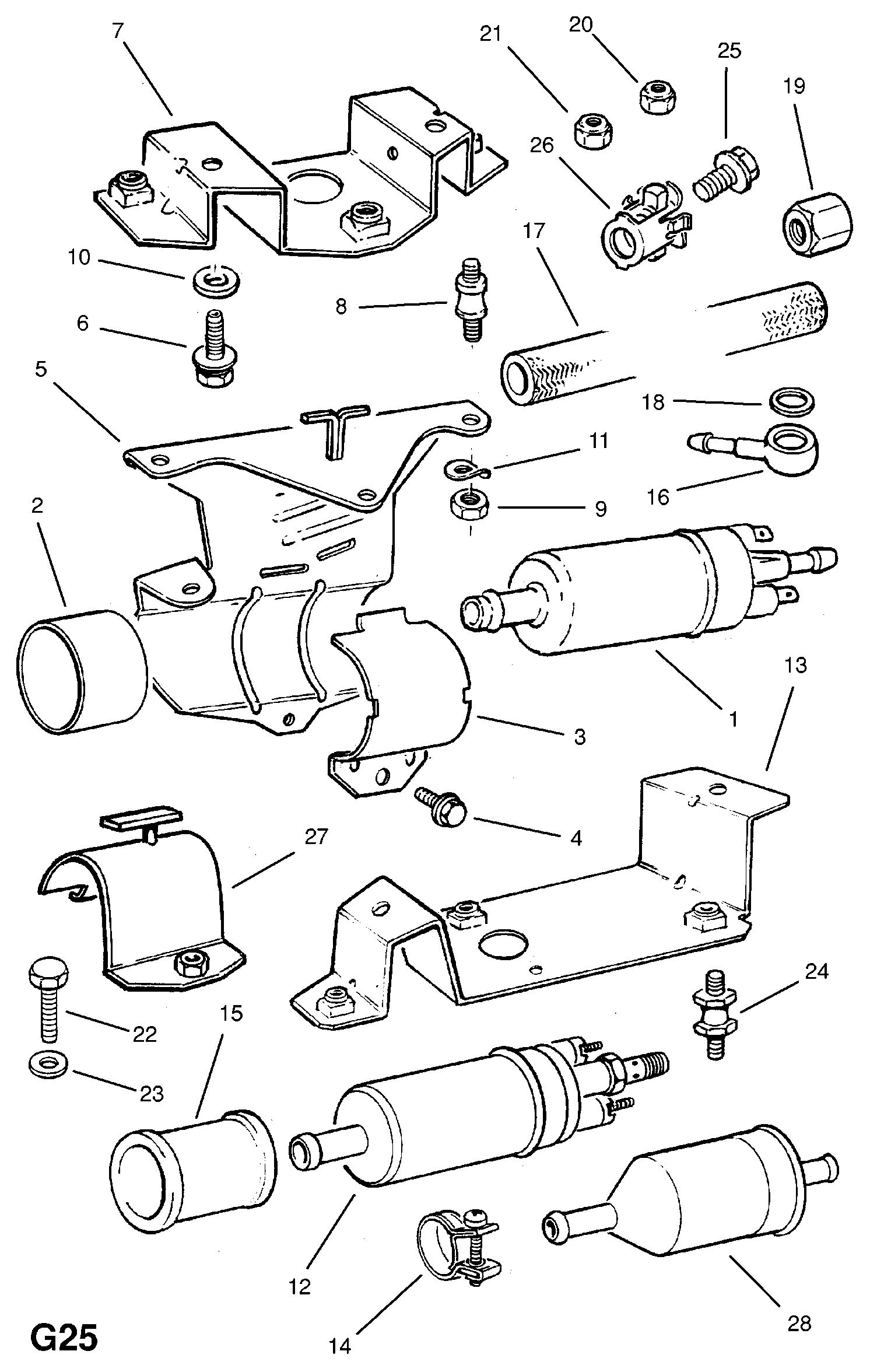 Vauxhall 815004 - Топливный насос unicars.by