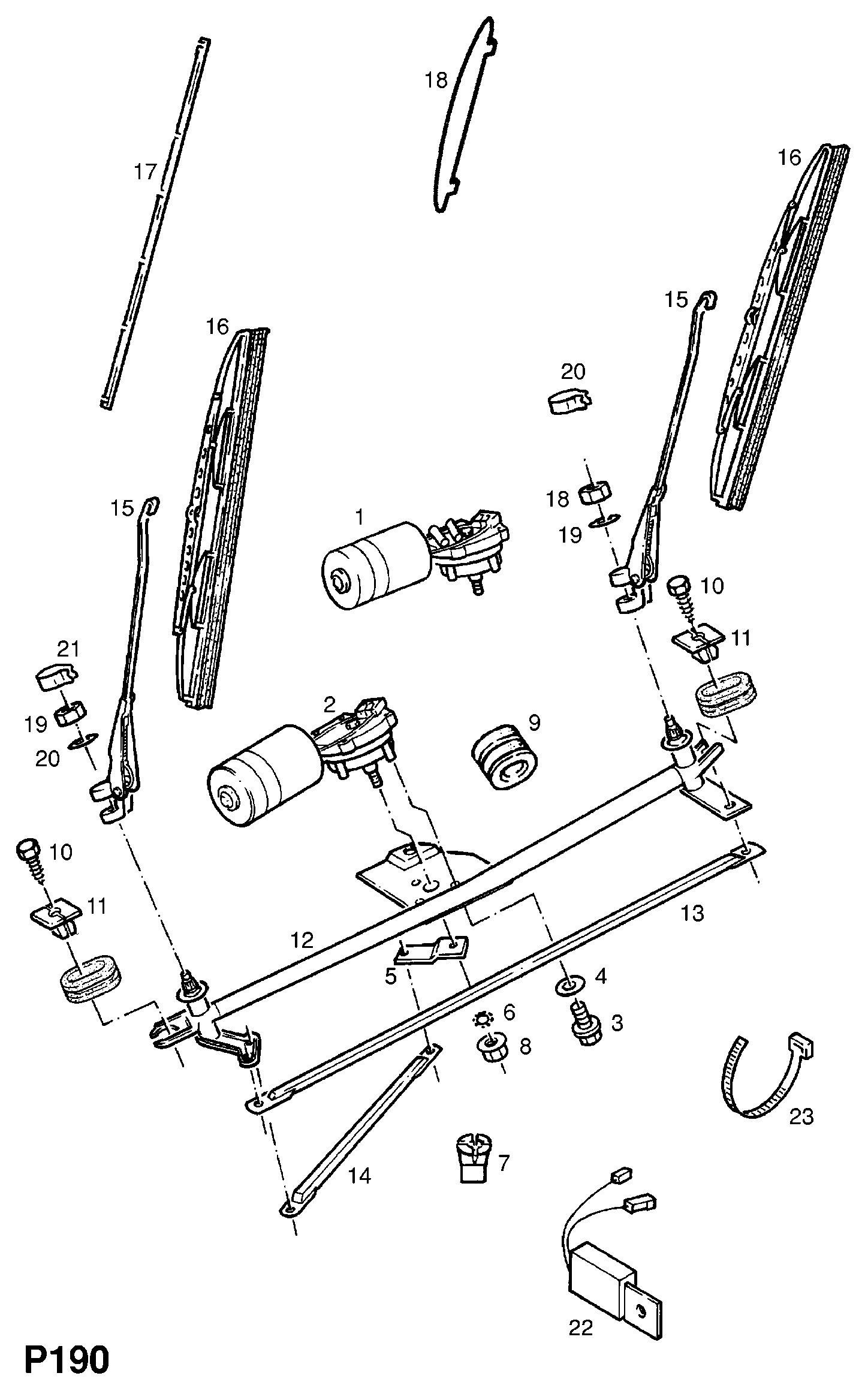 General Motors 12 72 208 - Щетка стеклоочистителя unicars.by